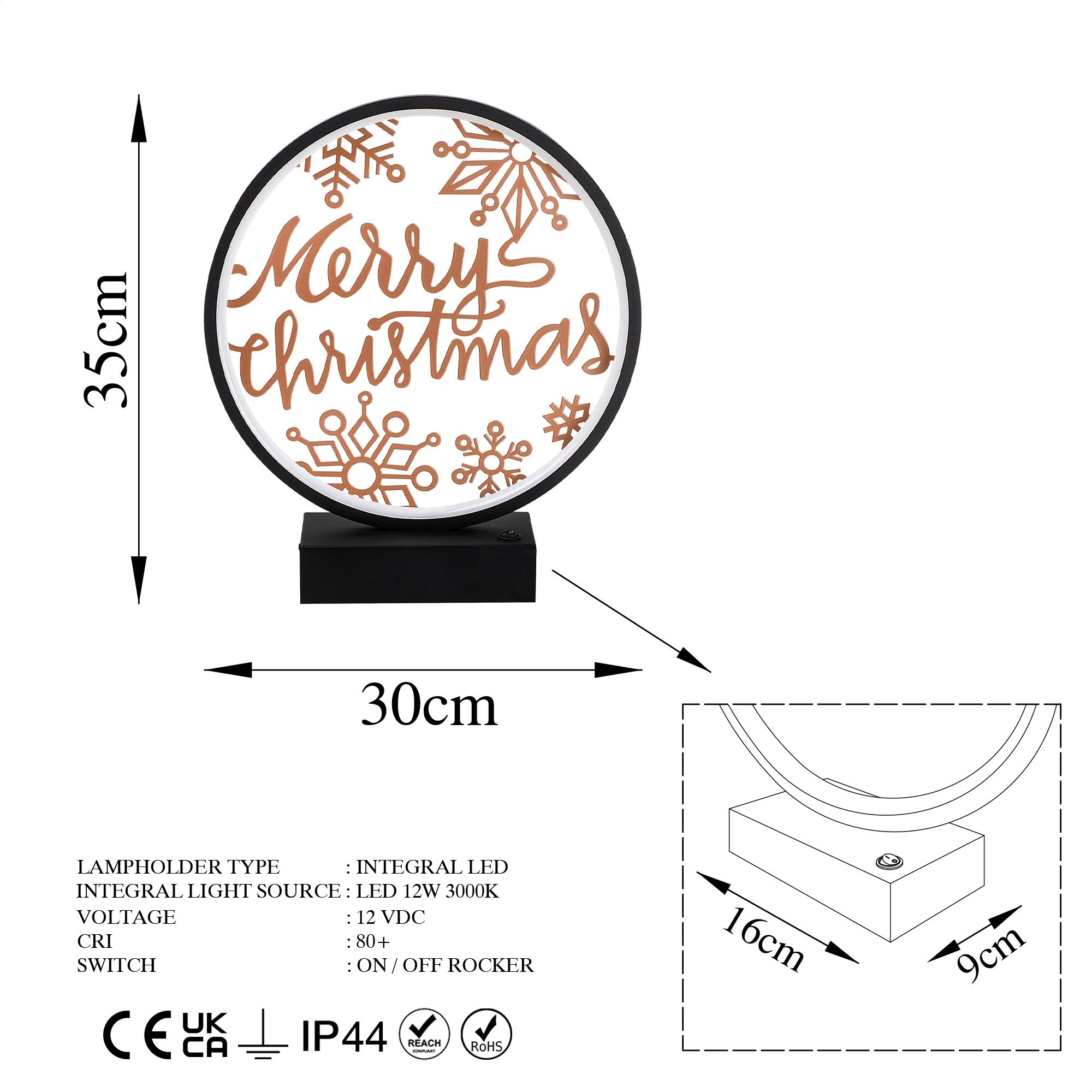 Candeeiro de mesa-XMAS5-Preto
Cobre