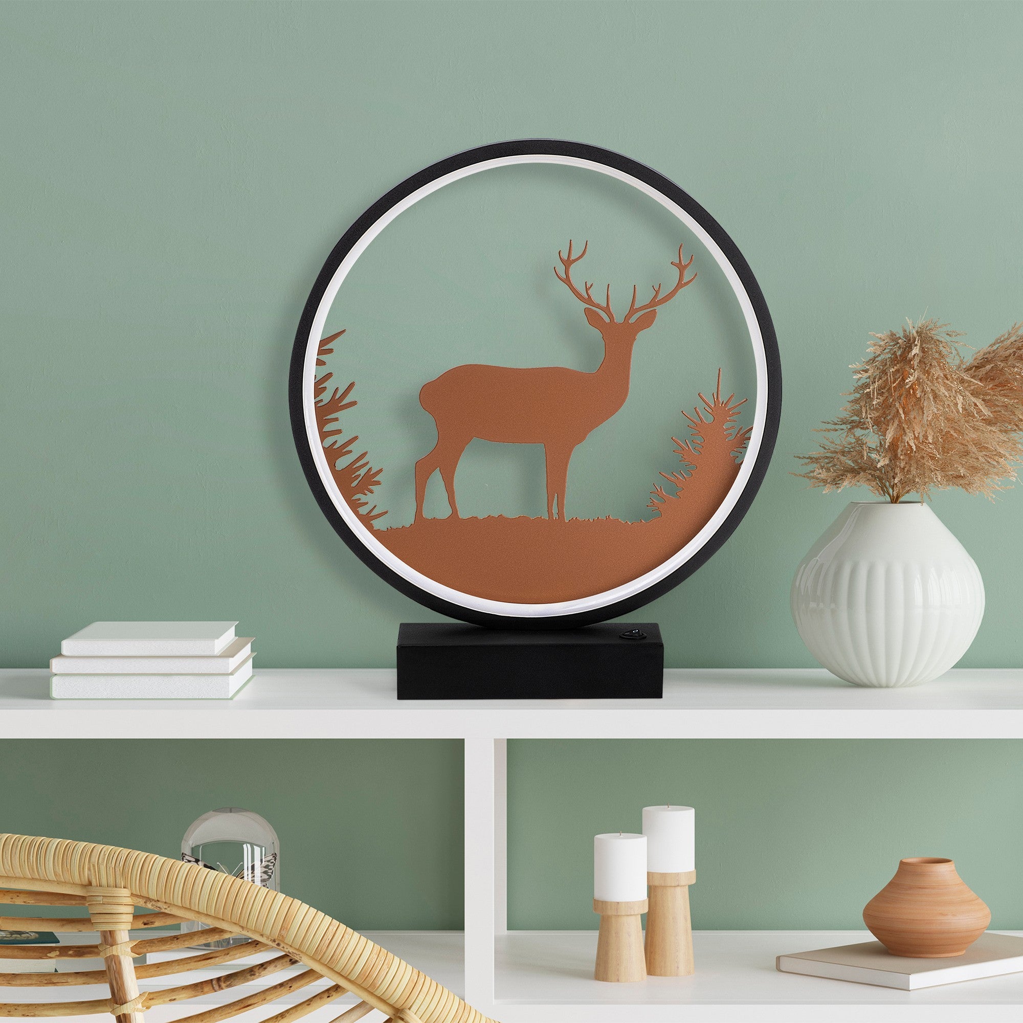 Candeeiro de mesa-XMAS7-Preto
Cobre