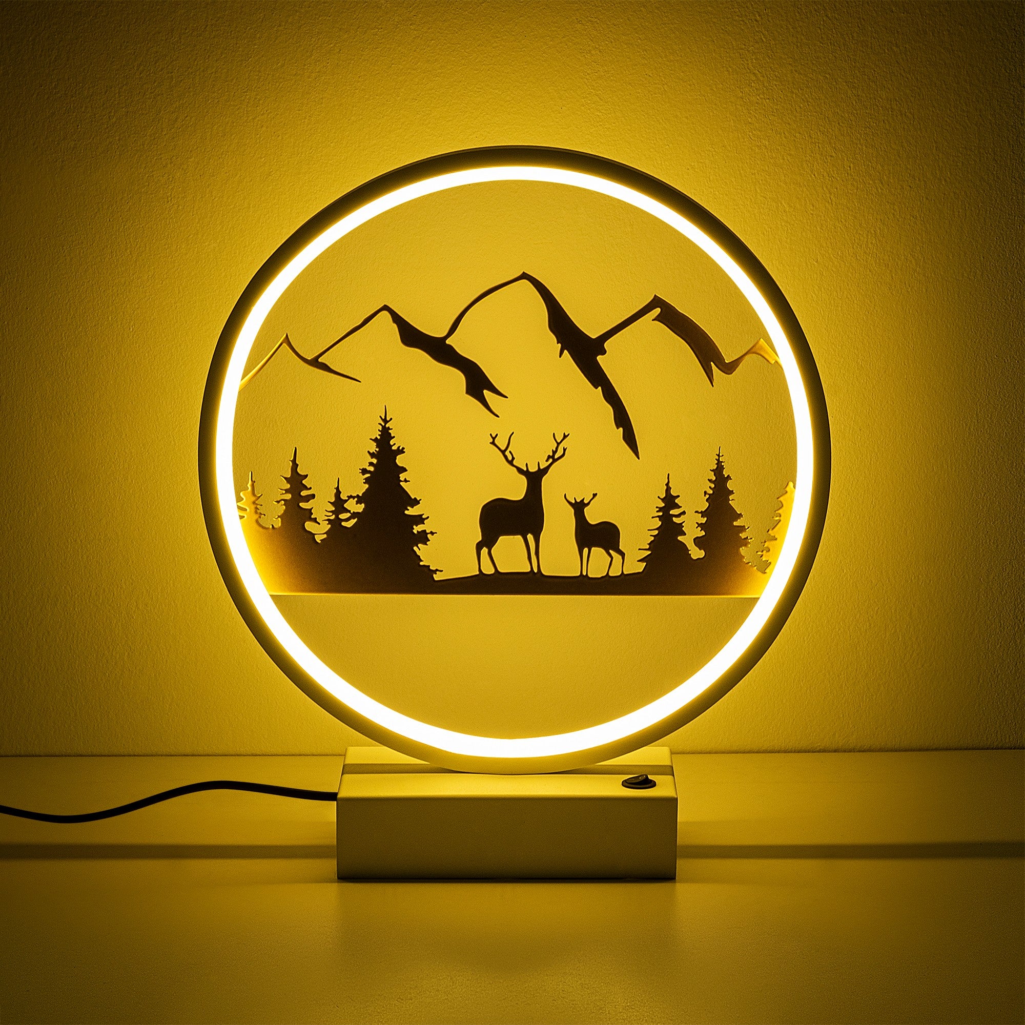 Candeeiro de mesa-XMAS9-Branco
Ouro