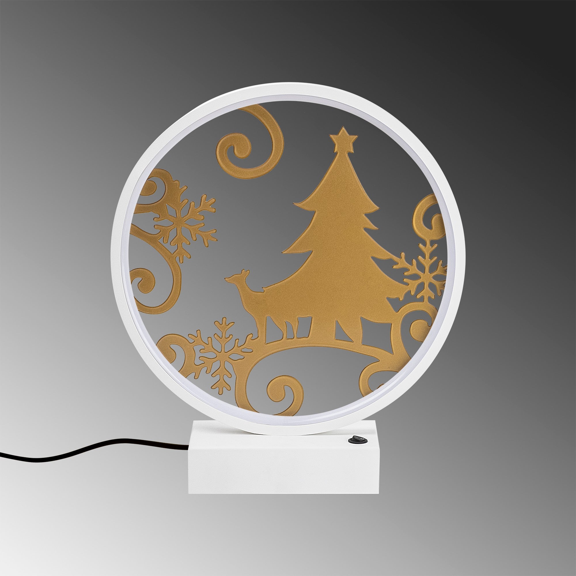 Candeeiro de mesa-XMAS11-Branco
Ouro