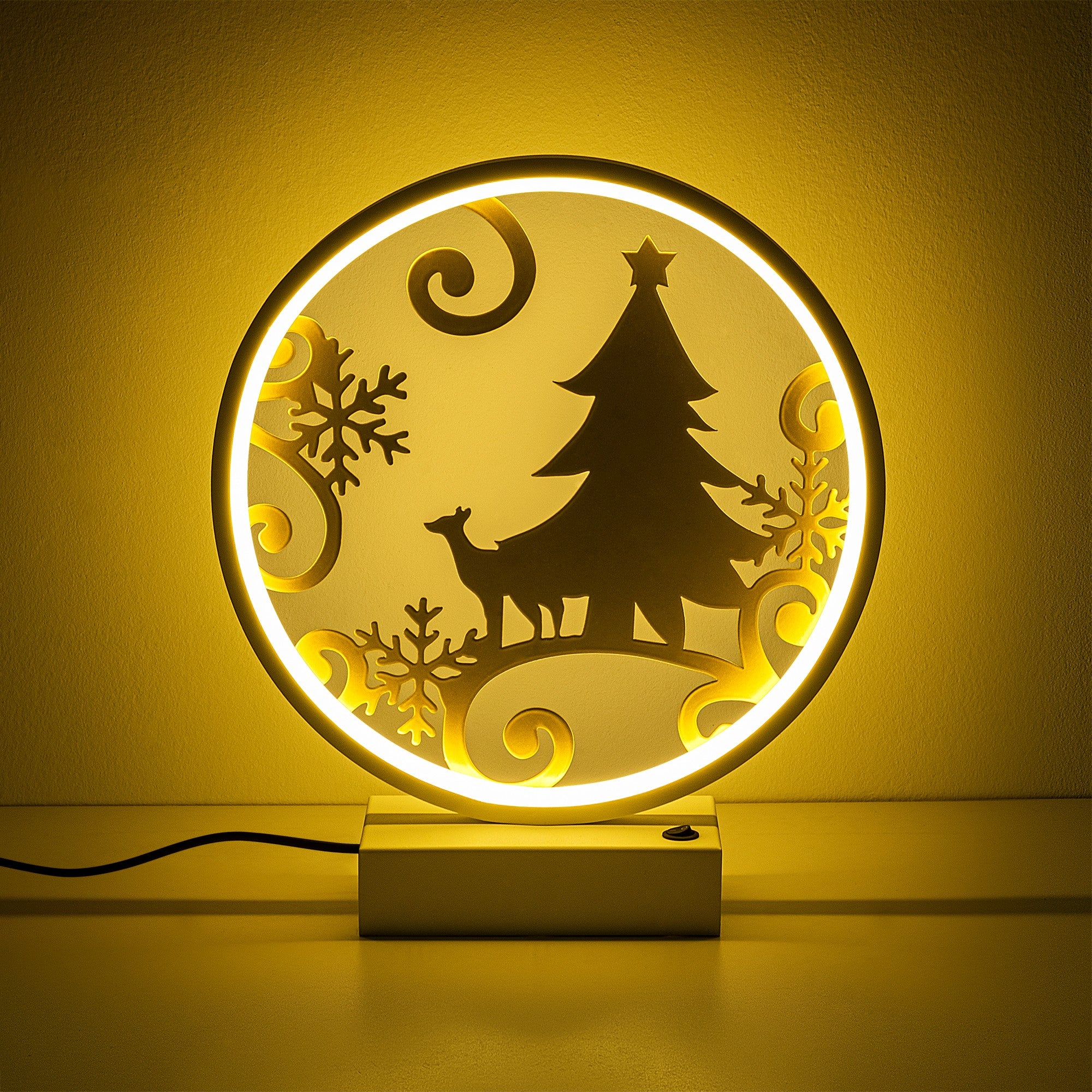 Candeeiro de mesa-XMAS11-Branco
Ouro