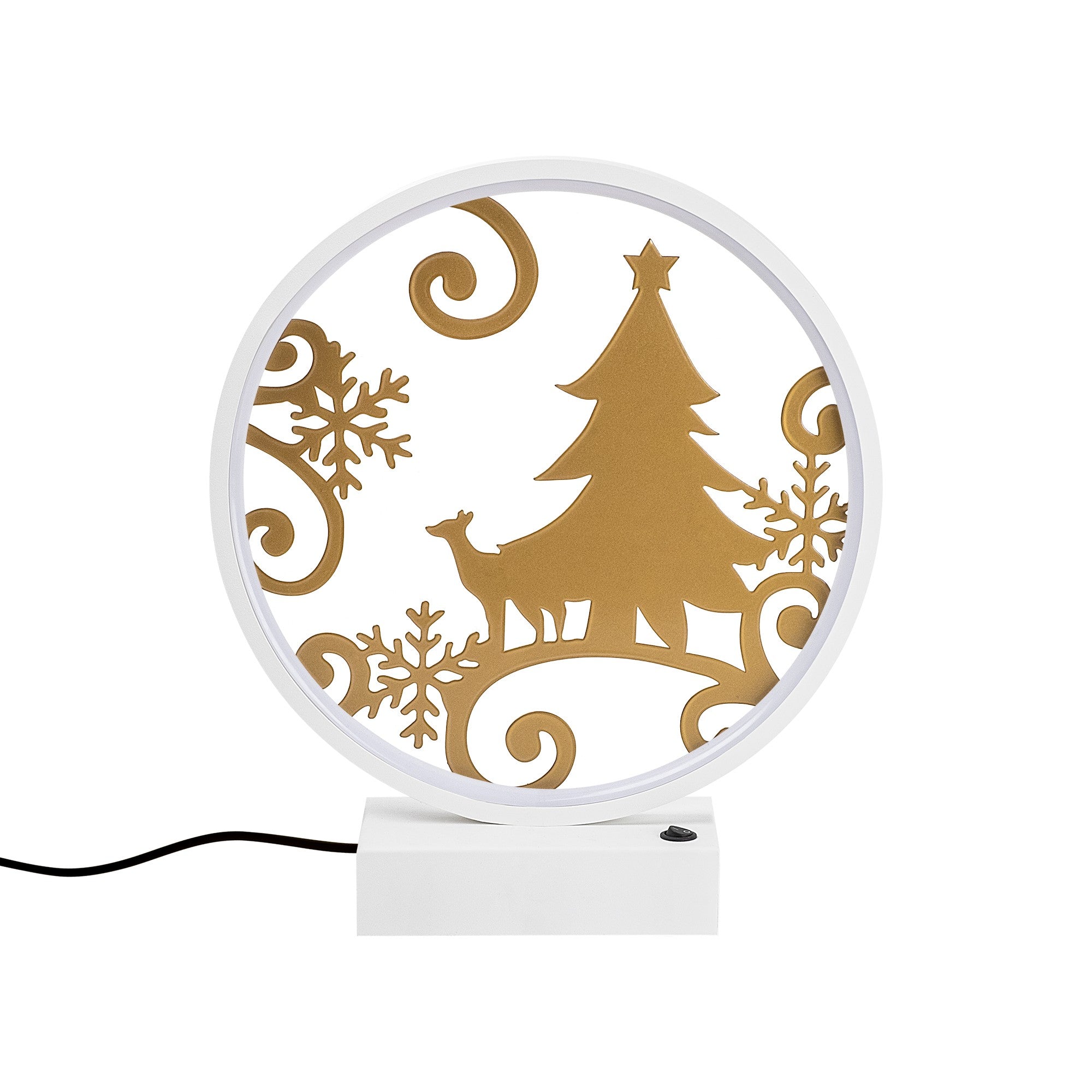 Candeeiro de mesa-XMAS11-Branco
Ouro