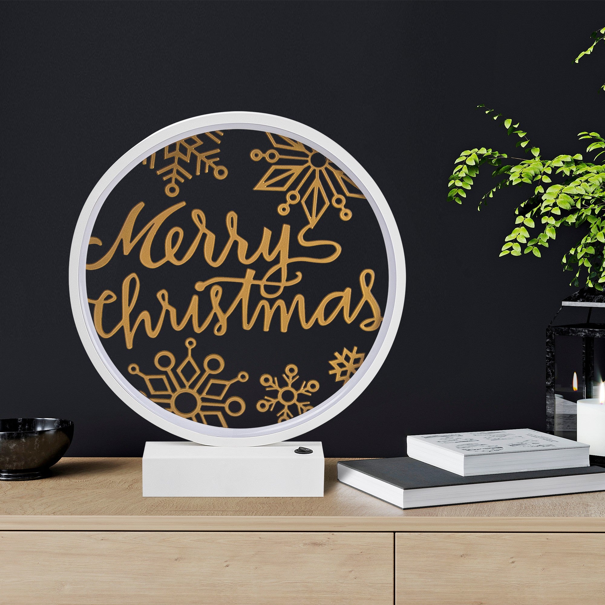 Candeeiro de mesa-XMAS13-Branco
Ouro