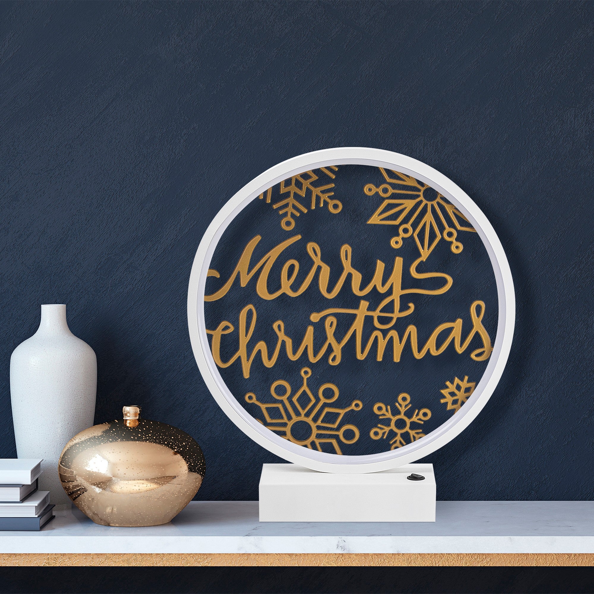 Candeeiro de mesa-XMAS13-Branco
Ouro