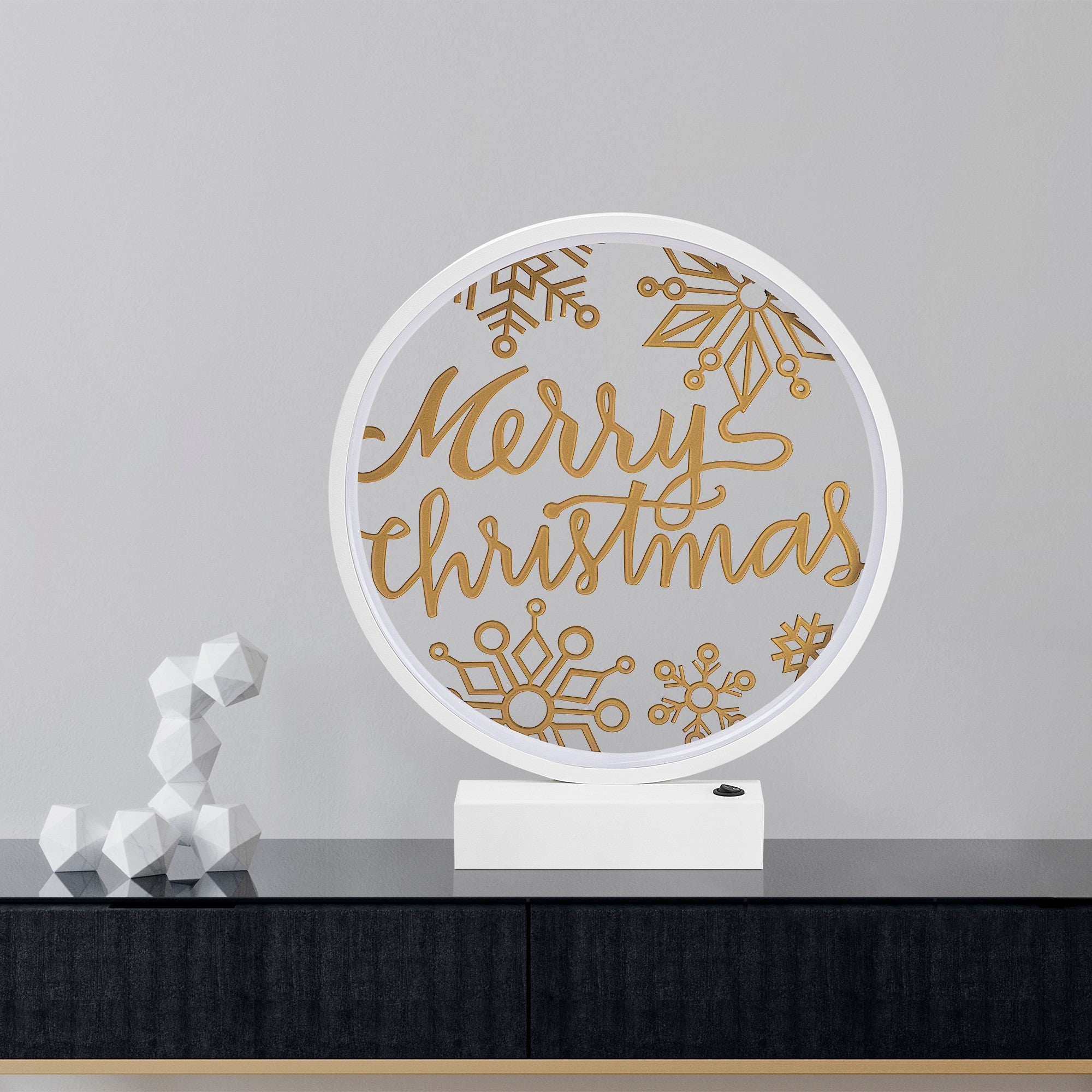 Candeeiro de mesa-XMAS13-Branco
Ouro