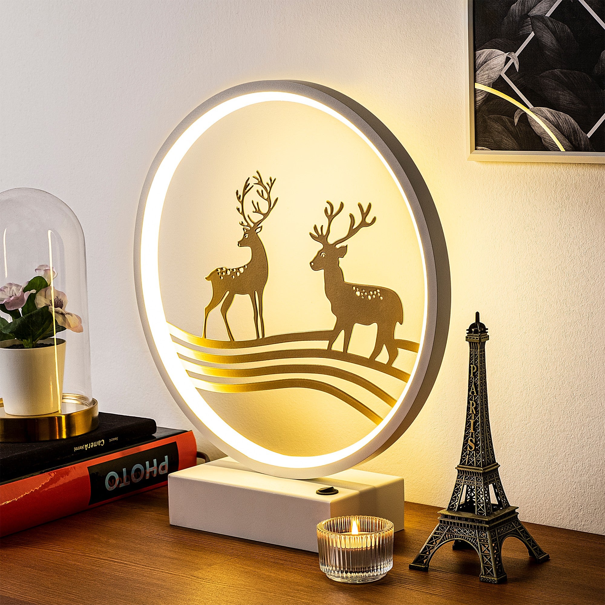 Candeeiro de mesa-XMAS14-Branco
Ouro