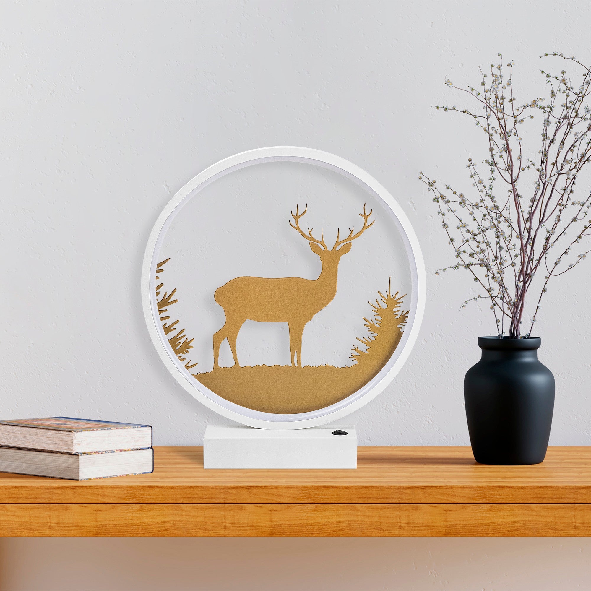 Candeeiro de mesa-XMAS15-Branco
Ouro