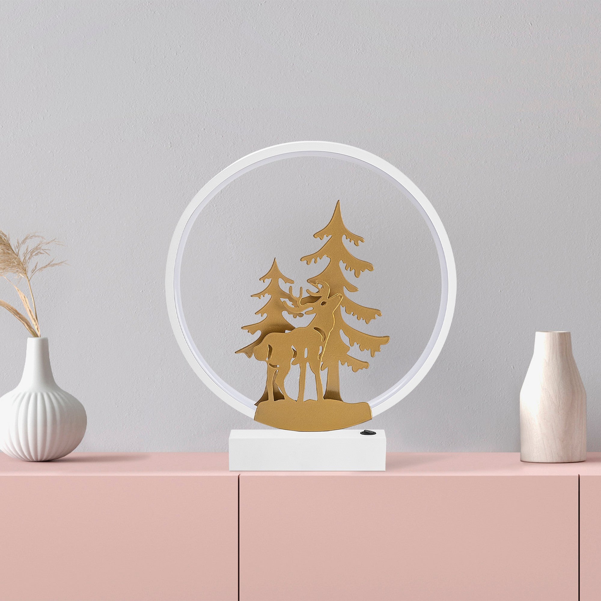 Candeeiro de mesa-XMAS16-Branco
Ouro