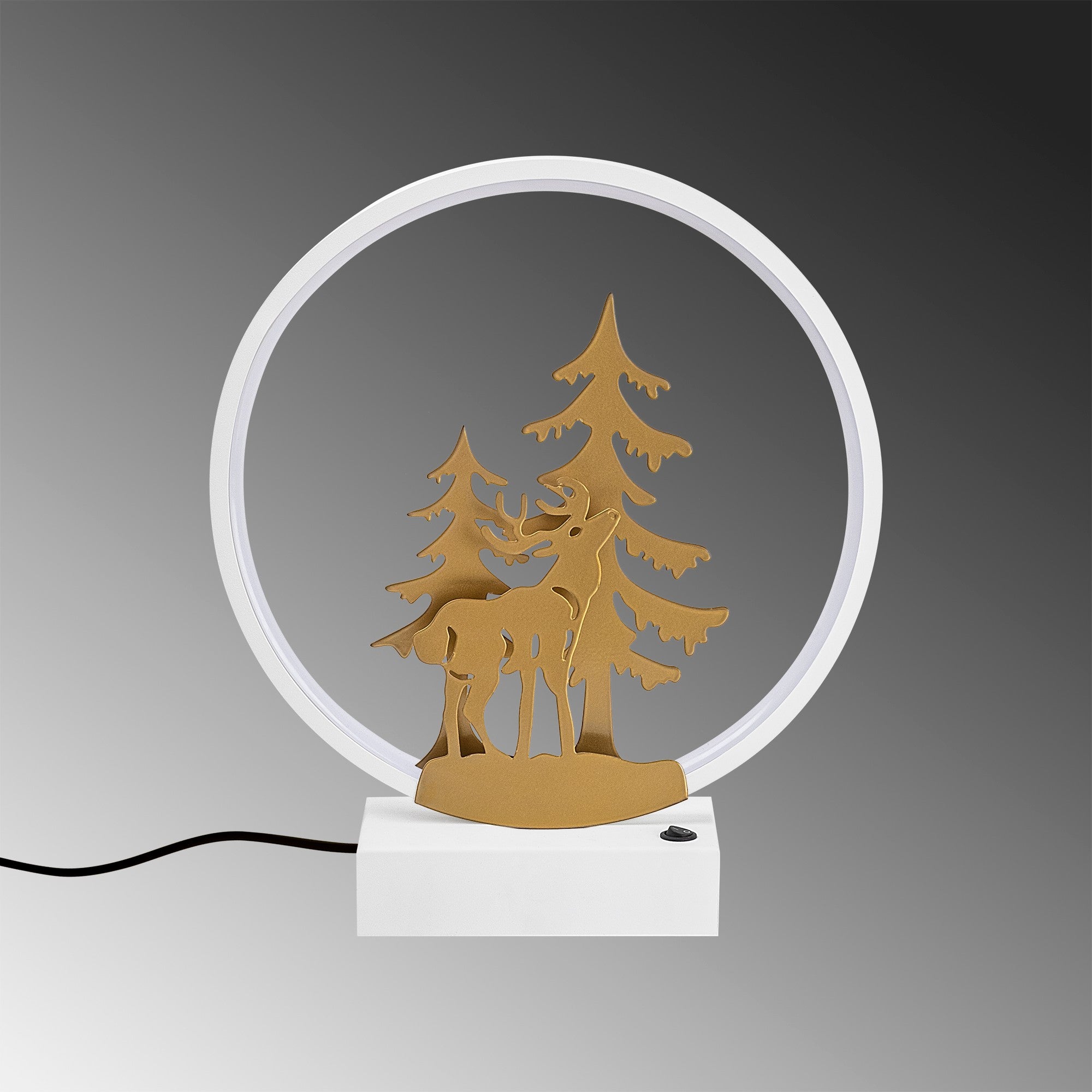 Candeeiro de mesa-XMAS16-Branco
Ouro