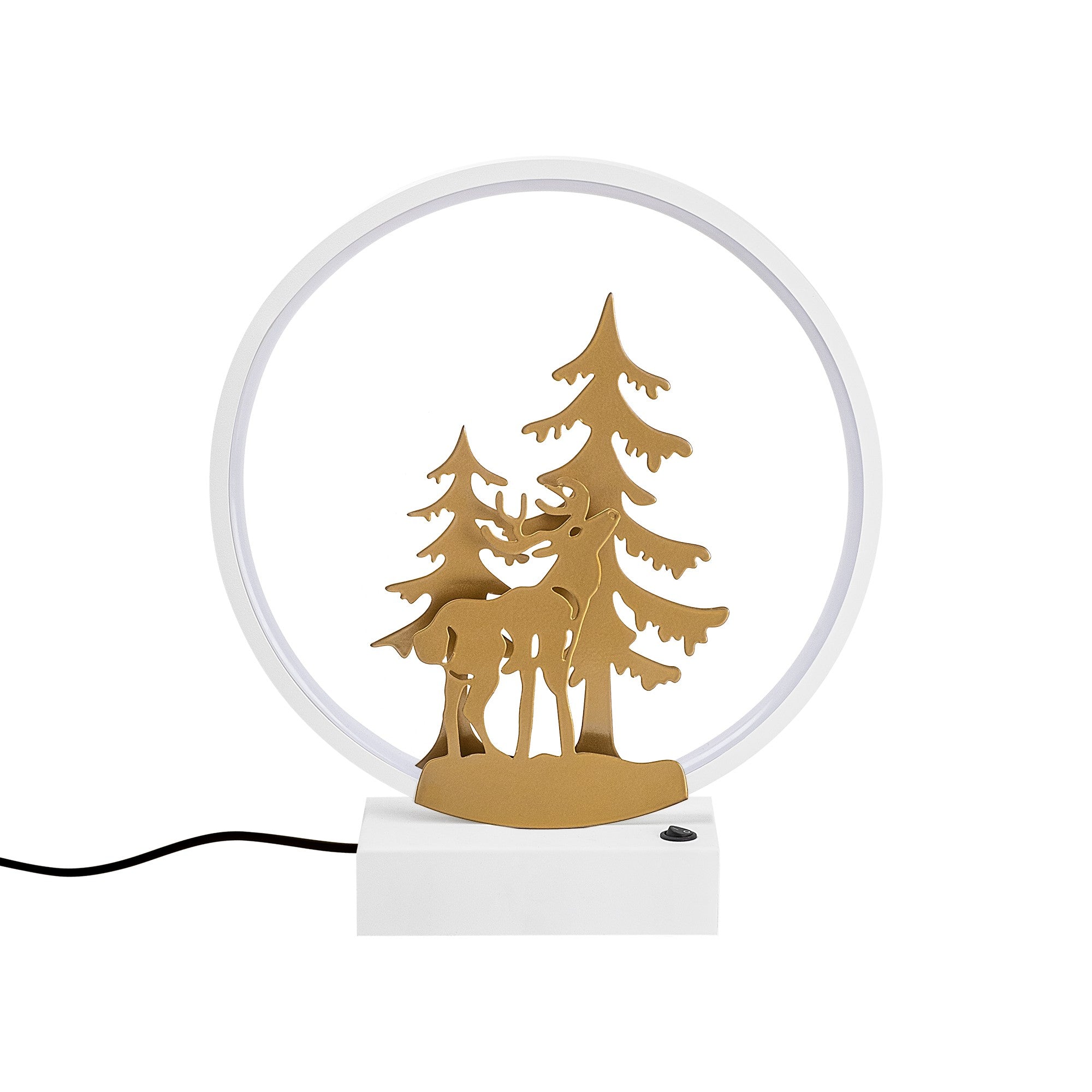 Candeeiro de mesa-XMAS16-Branco
Ouro