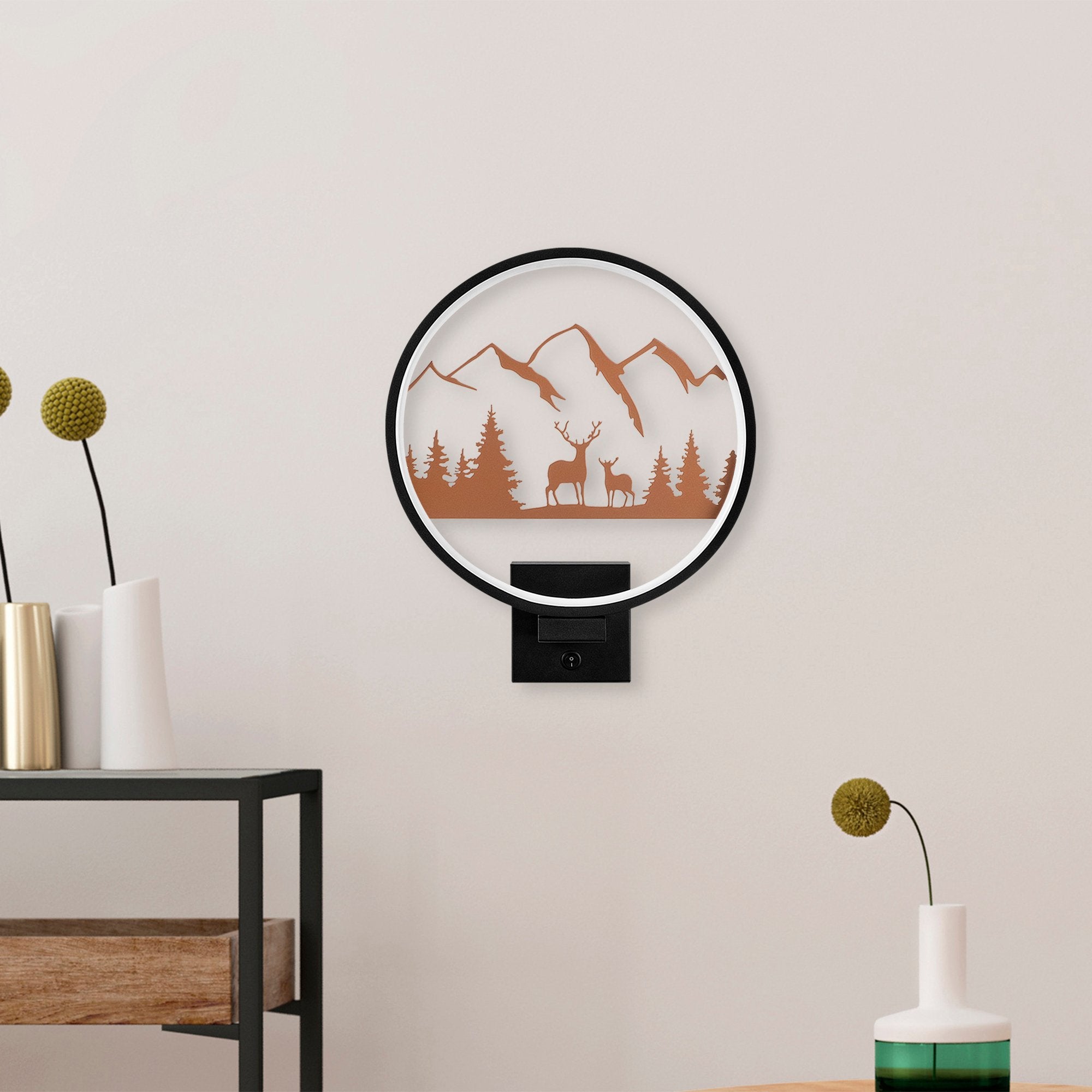 Candeeiro de Parede-XMAS17-Preto
Cobre