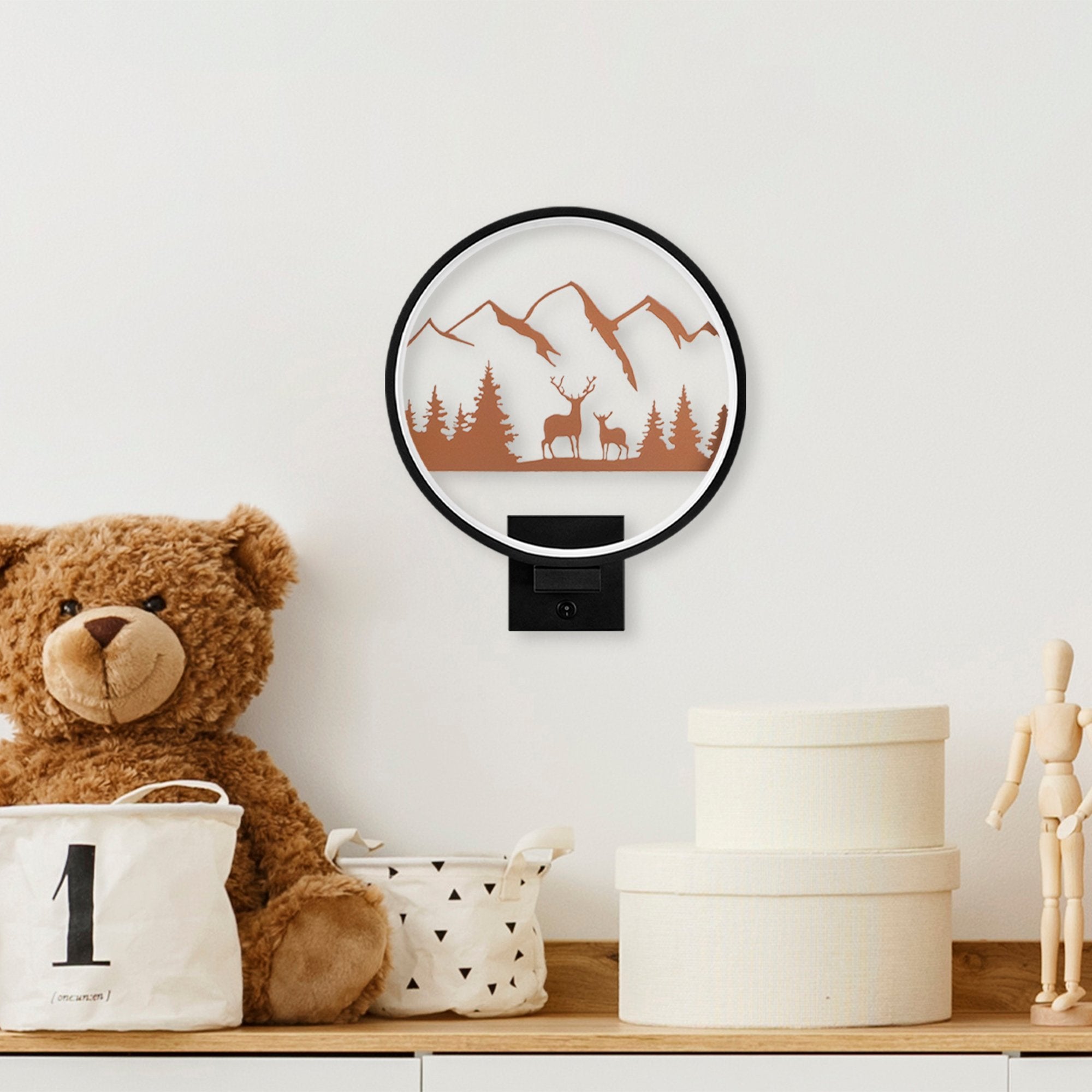 Candeeiro de Parede-XMAS17-Preto
Cobre