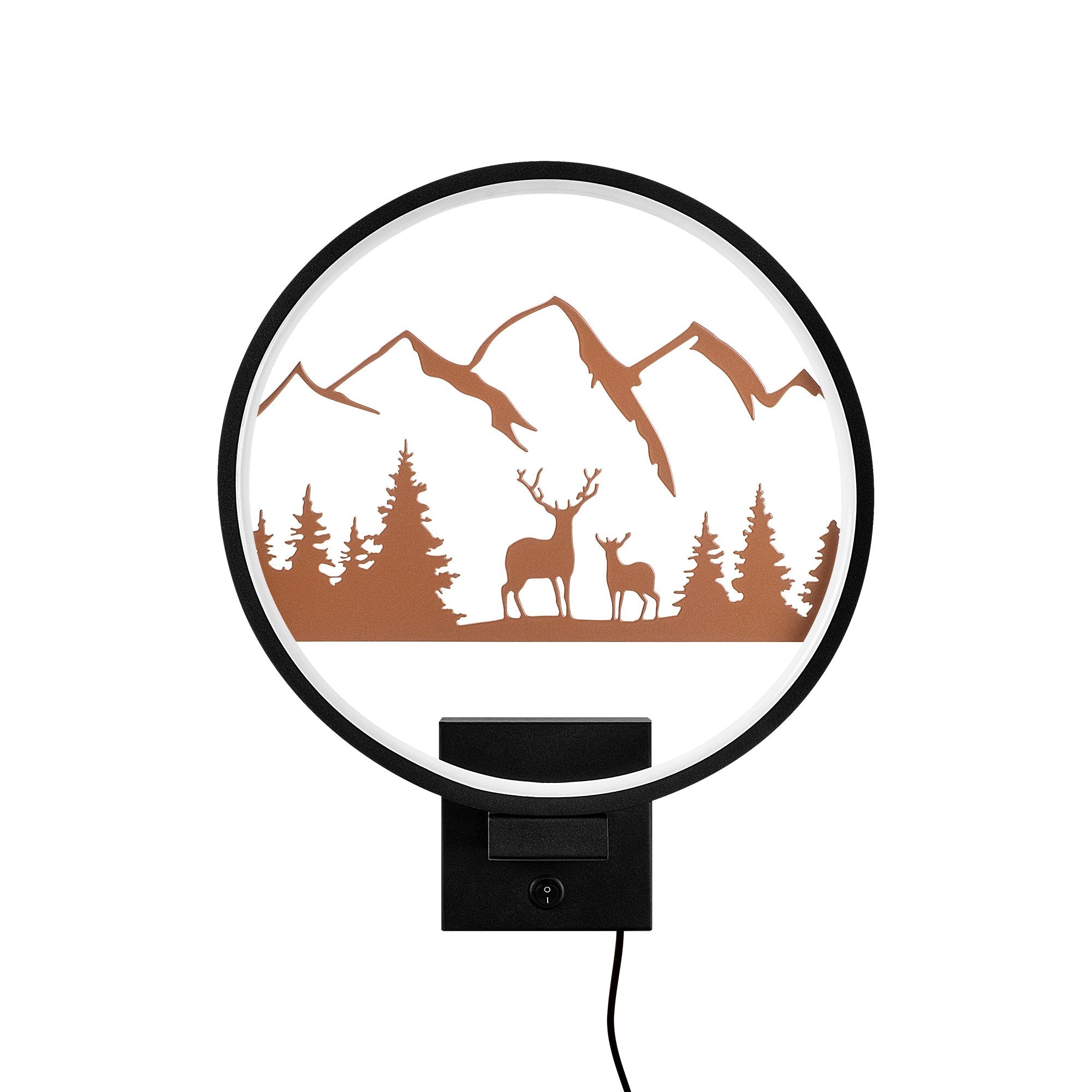 Candeeiro de Parede-XMAS17-Preto
Cobre