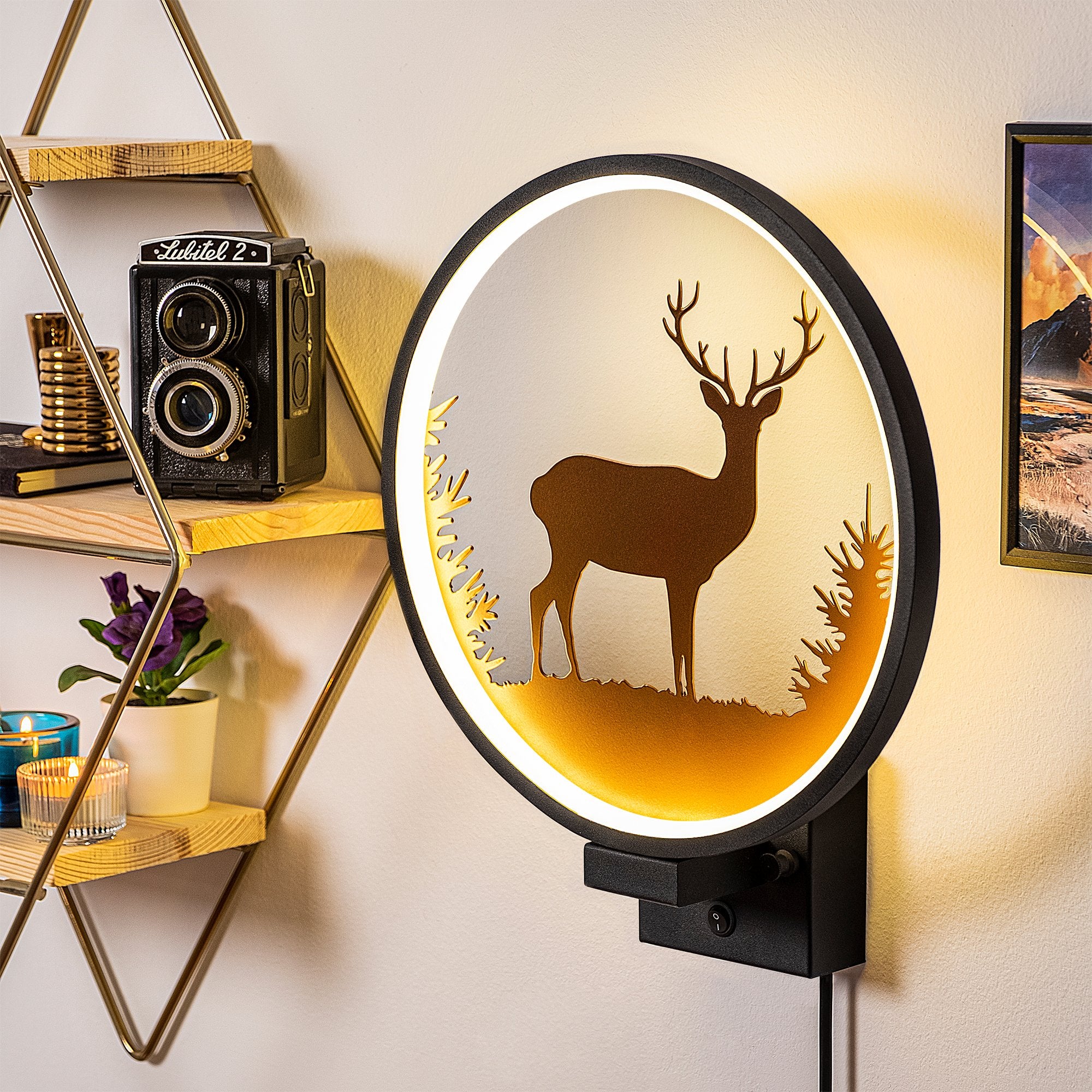 Candeeiro de Parede-XMAS23-Preto
Cobre