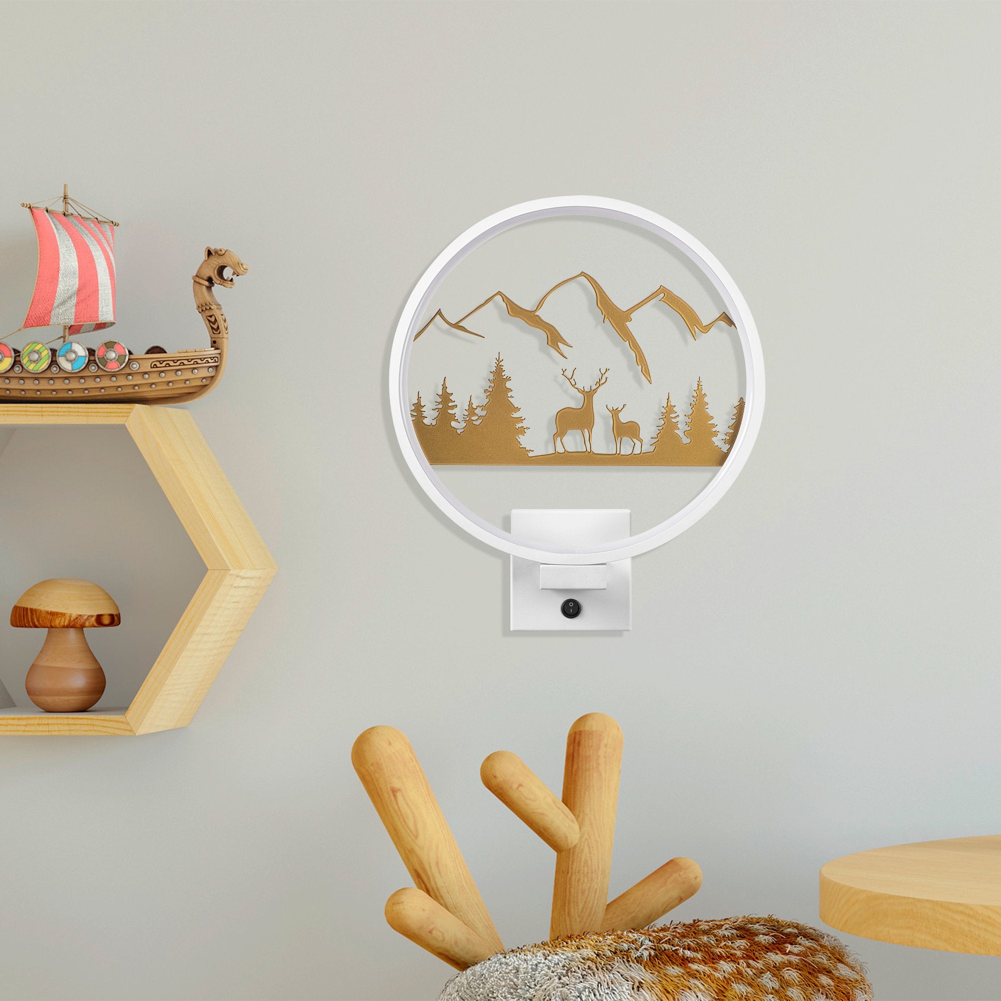 Candeeiro de Parede-XMAS25-Branco
Ouro