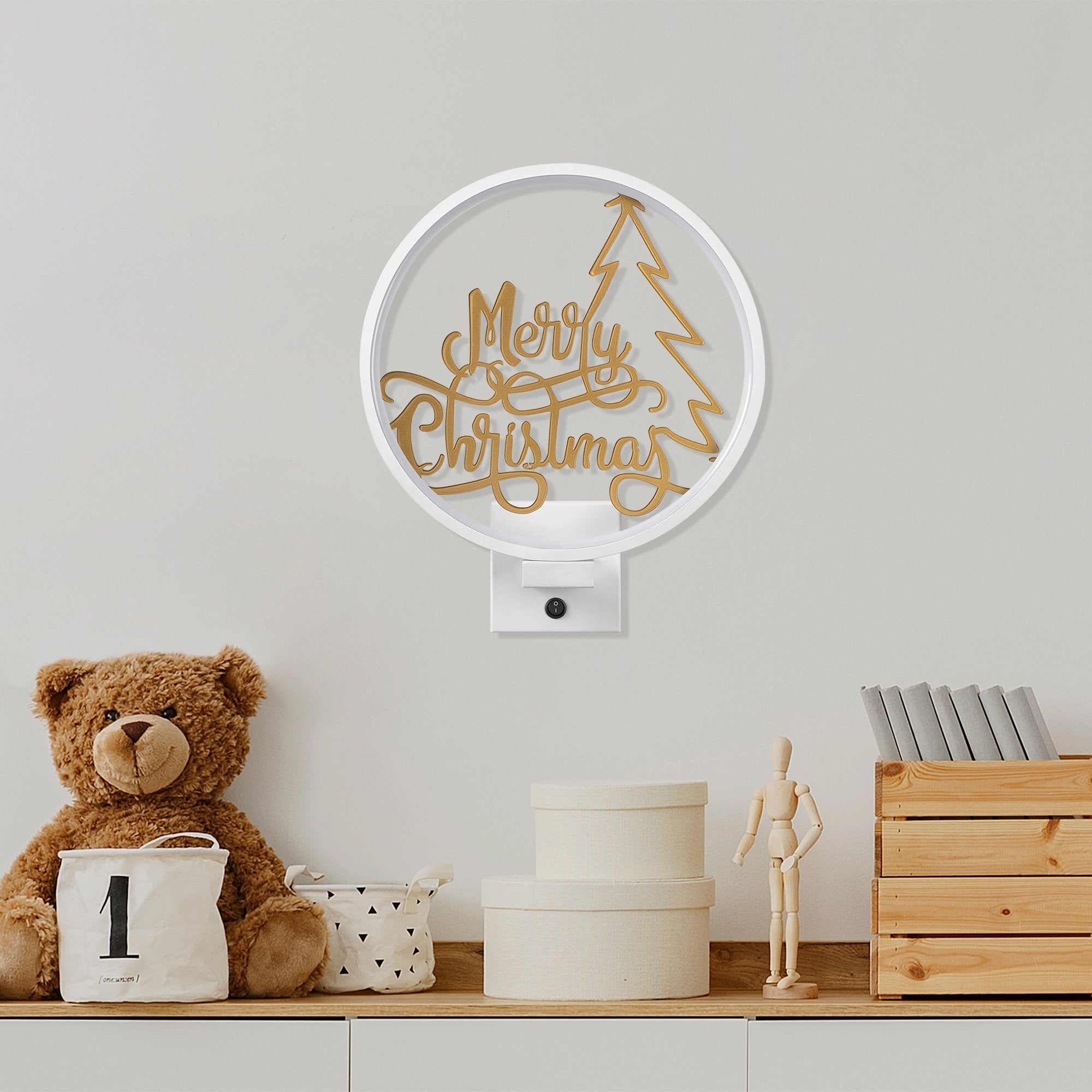 Candeeiro de Parede-XMAS26-Branco
Ouro