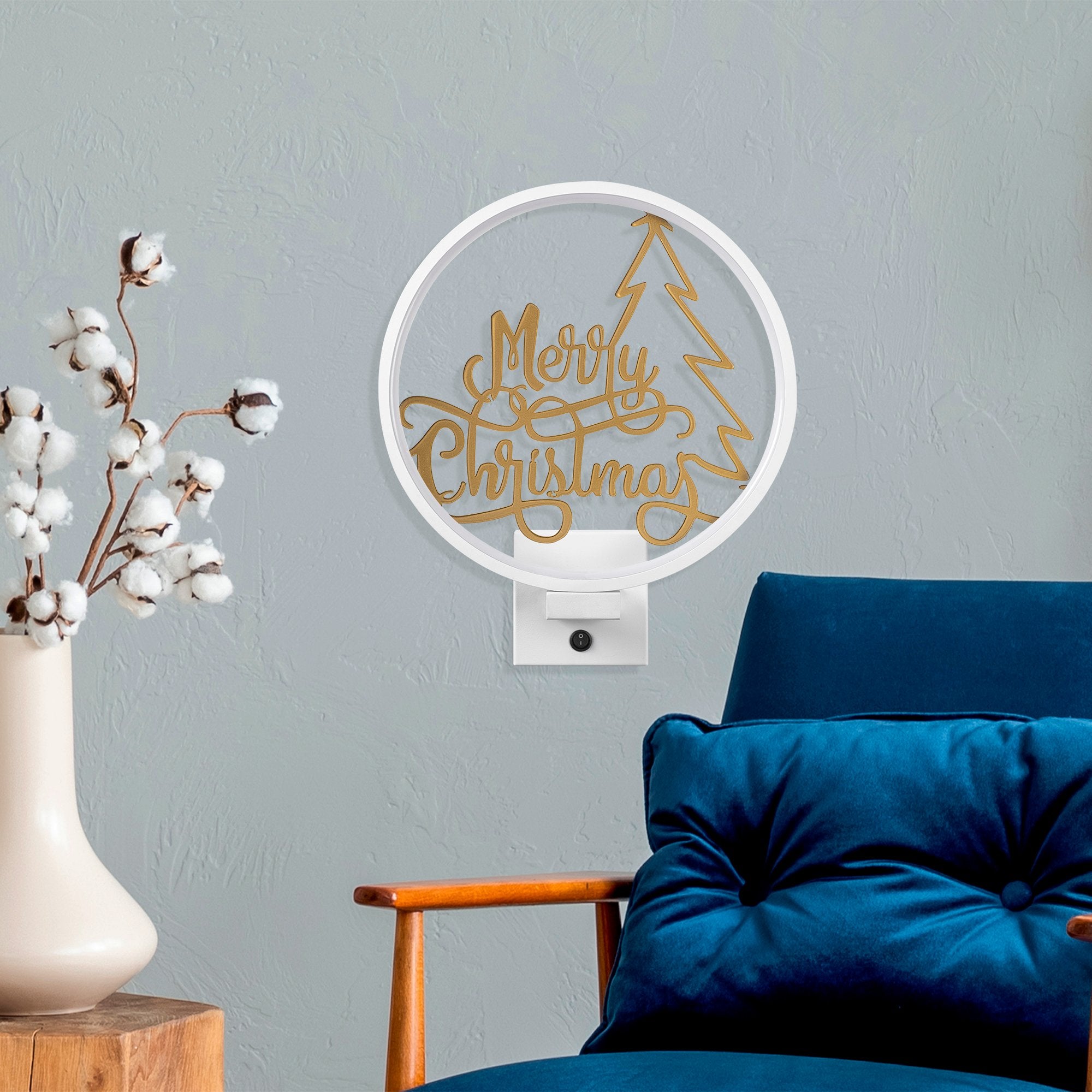 Candeeiro de Parede-XMAS26-Branco
Ouro