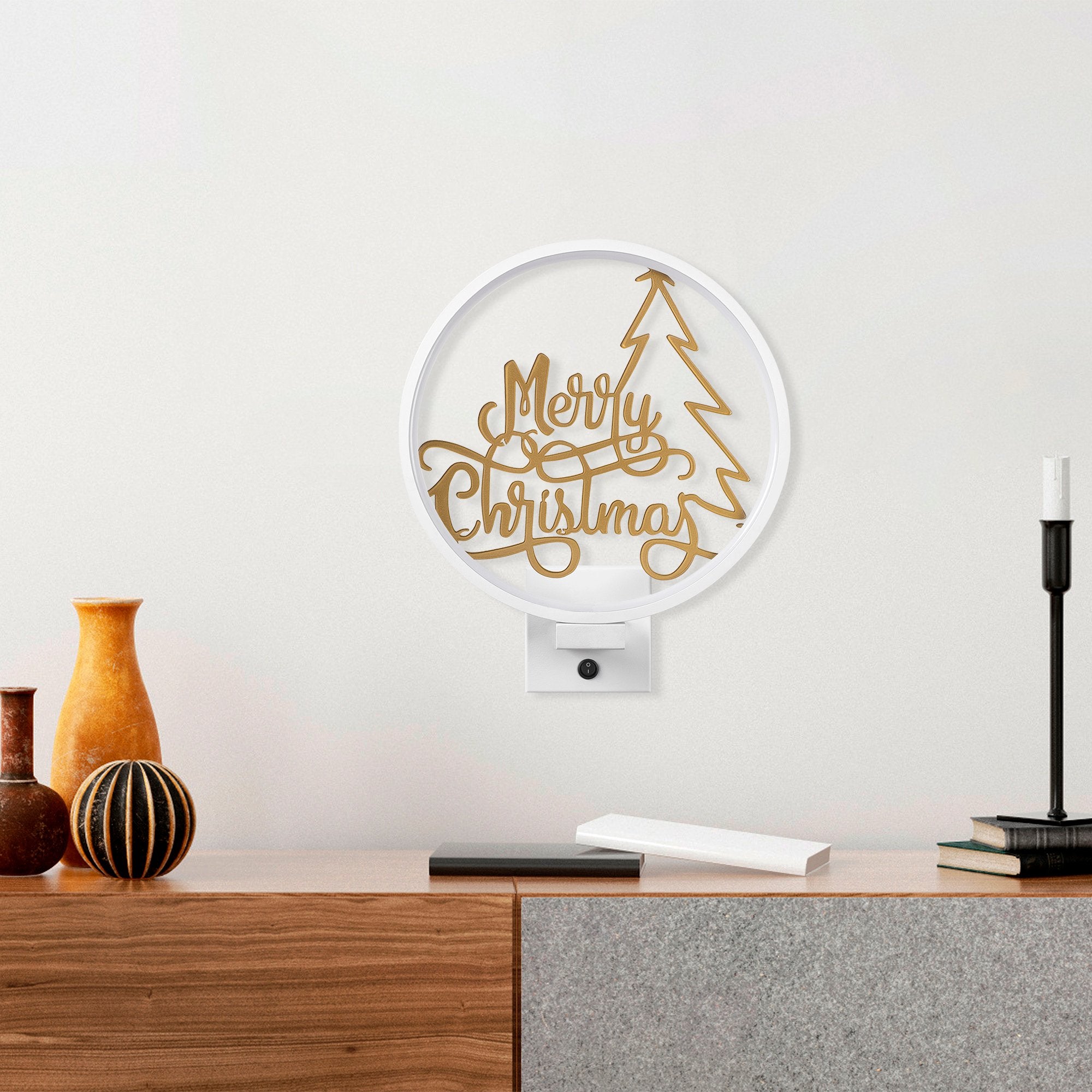 Candeeiro de Parede-XMAS26-Branco
Ouro