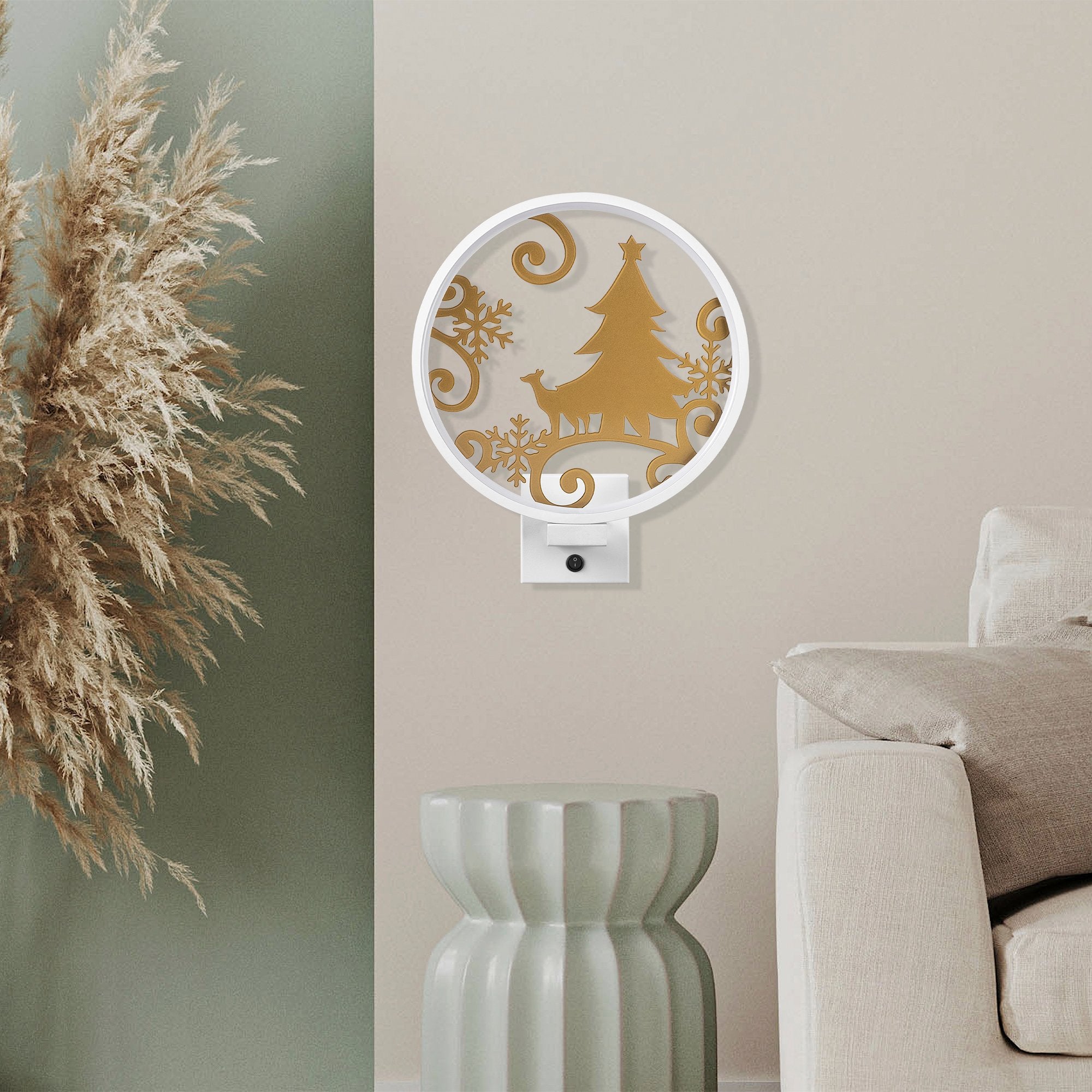 Candeeiro de Parede-XMAS27-Branco
Ouro