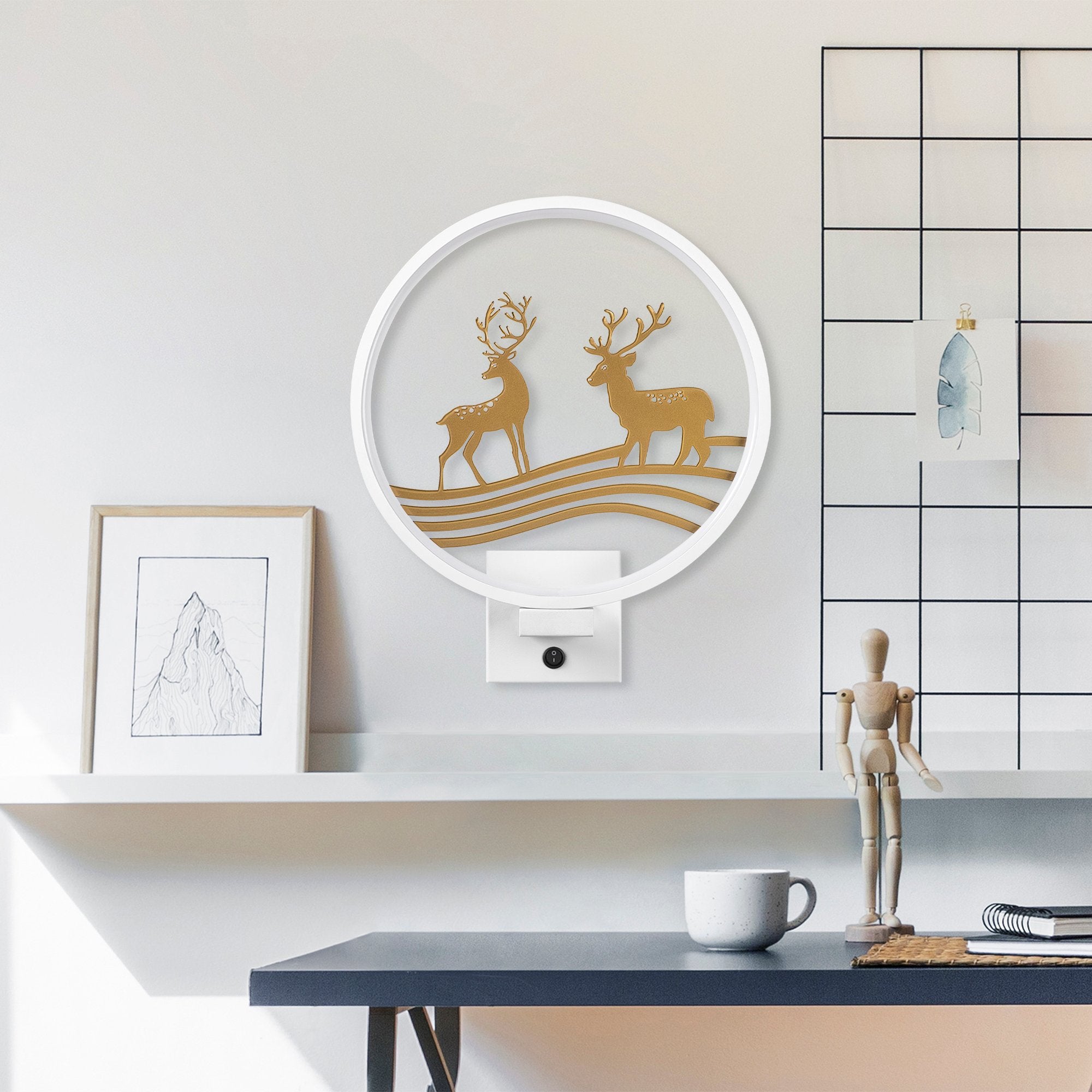 Candeeiro de Parede-XMAS30-Branco
Ouro