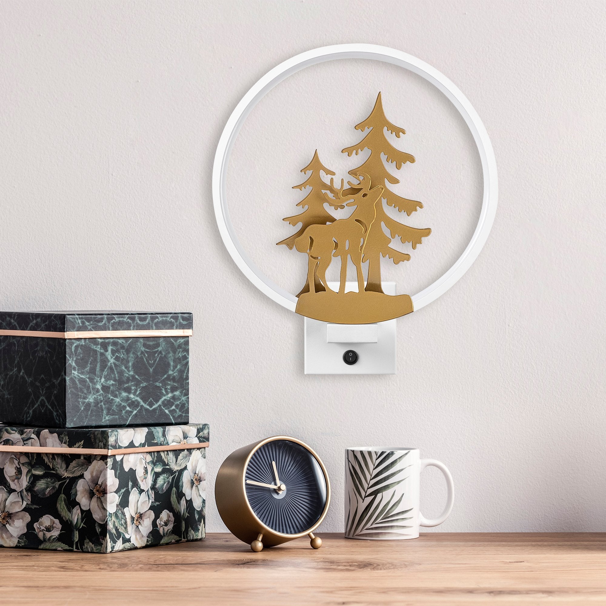 Candeeiro de Parede-XMAS32-Branco
Ouro