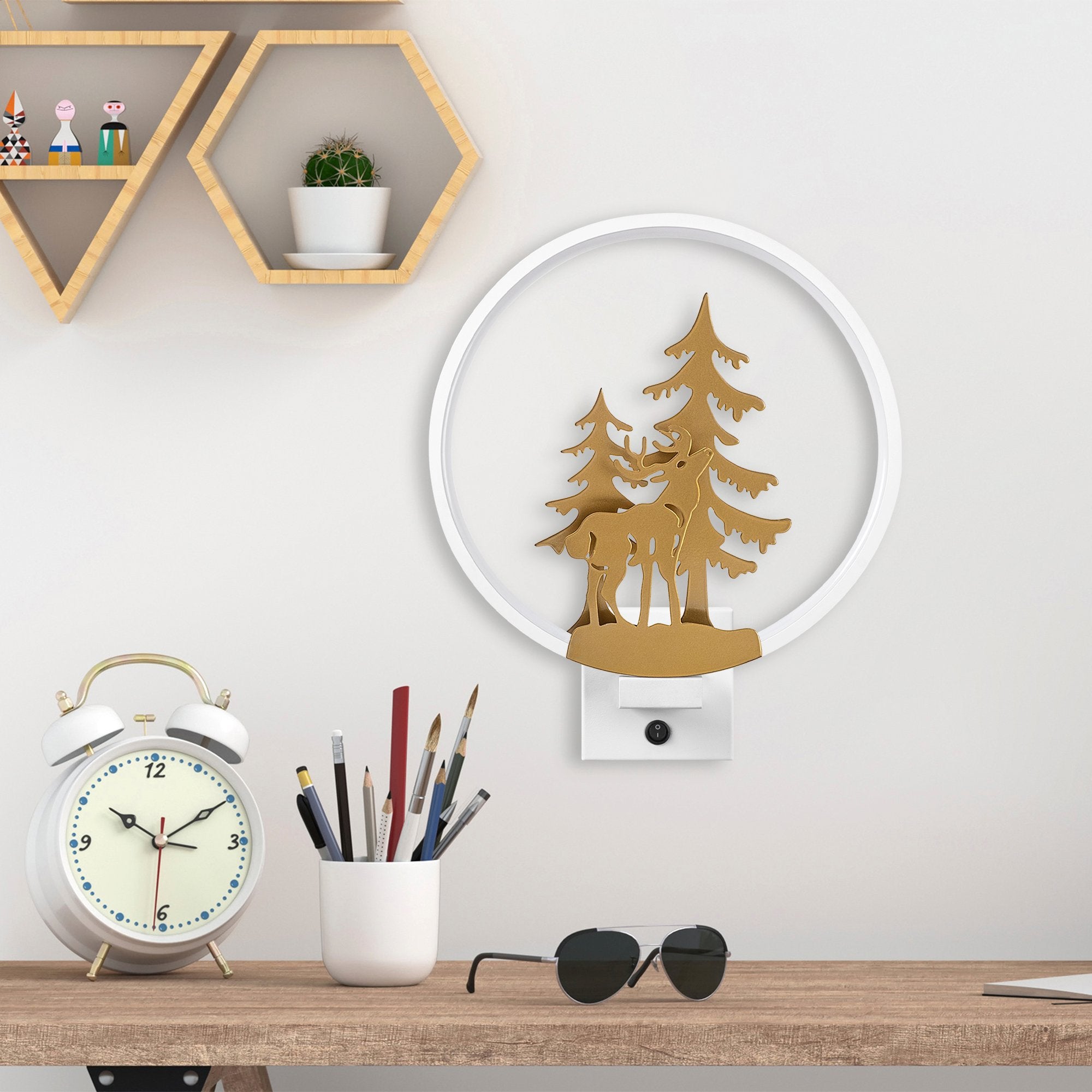 Candeeiro de Parede-XMAS32-Branco
Ouro