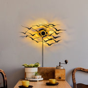 Candeeiro de Parede-Flying Birds-Preto