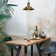 Candeeiro de Teto Vintage Elegante, 39 cm de Diâmetro, Altura Ajustável, Corpo em Metal, Soquete E27, IP20 | Perfeito para Decoração Moderna e Tradicional, Glamour e Estilo Industrial