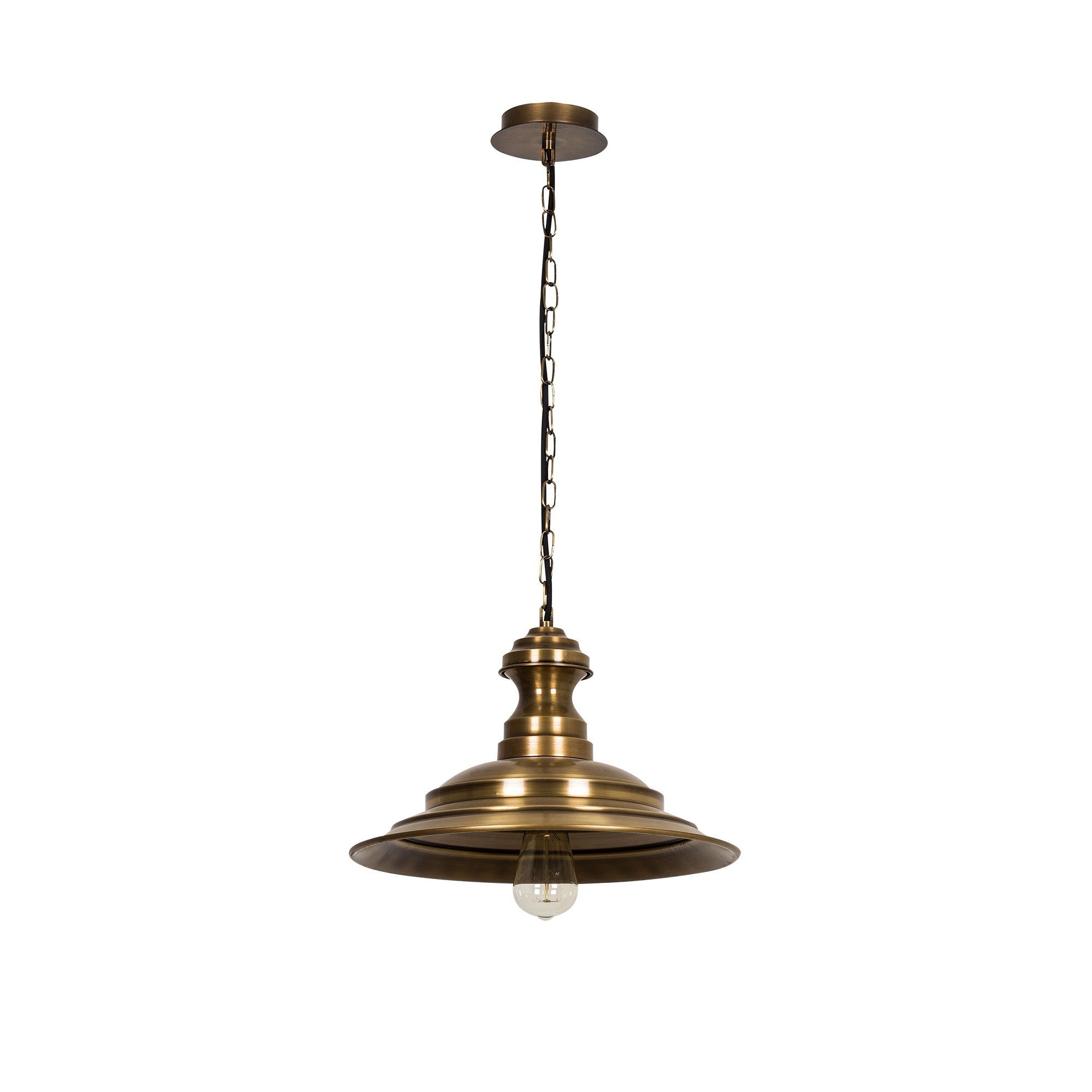 Candeeiro de Teto Vintage Elegante, 39 cm de Diâmetro, Altura Ajustável, Corpo em Metal, Soquete E27, IP20 | Perfeito para Decoração Moderna e Tradicional, Glamour e Estilo Industrial