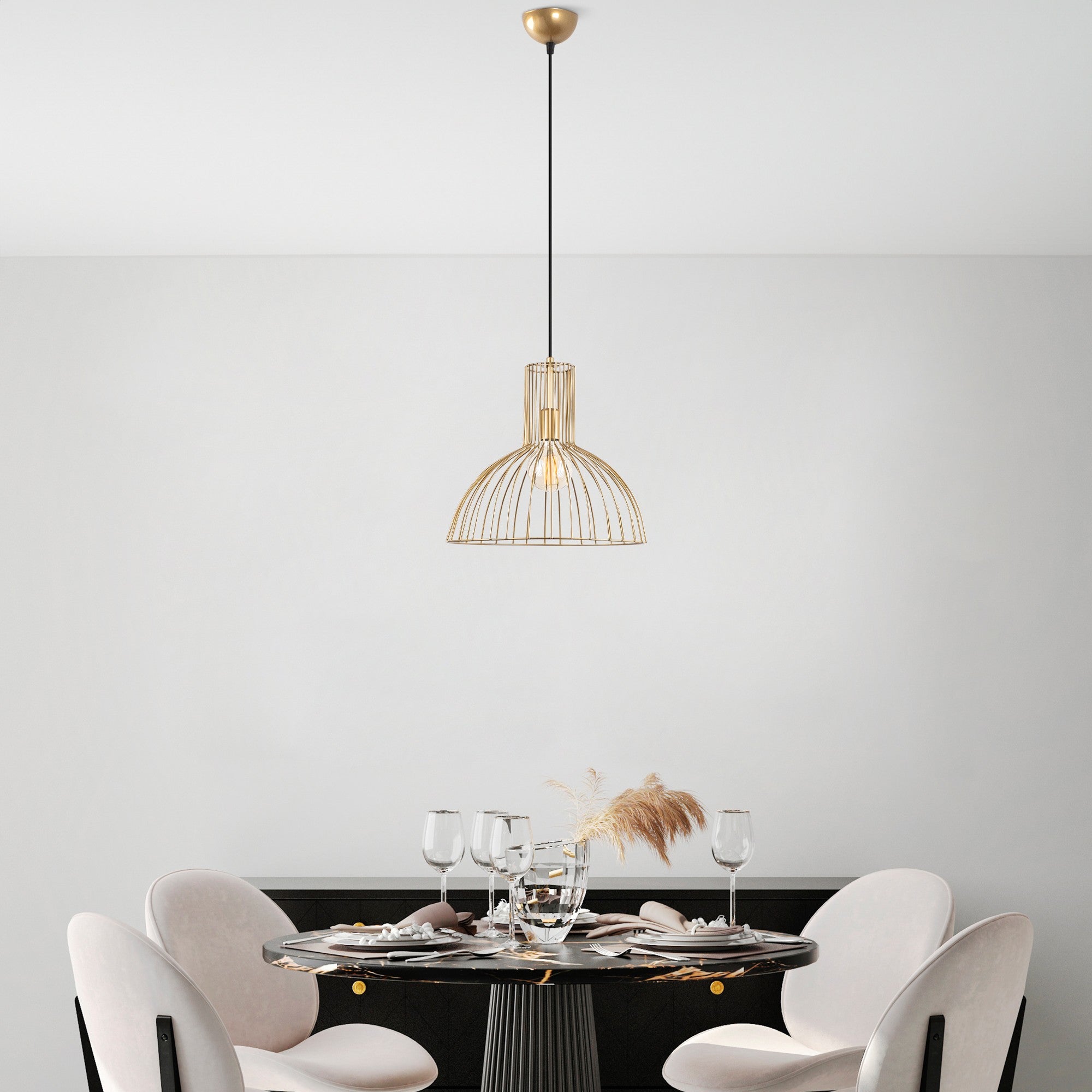 Candeeiro de Teto  - Tabut - Ouro