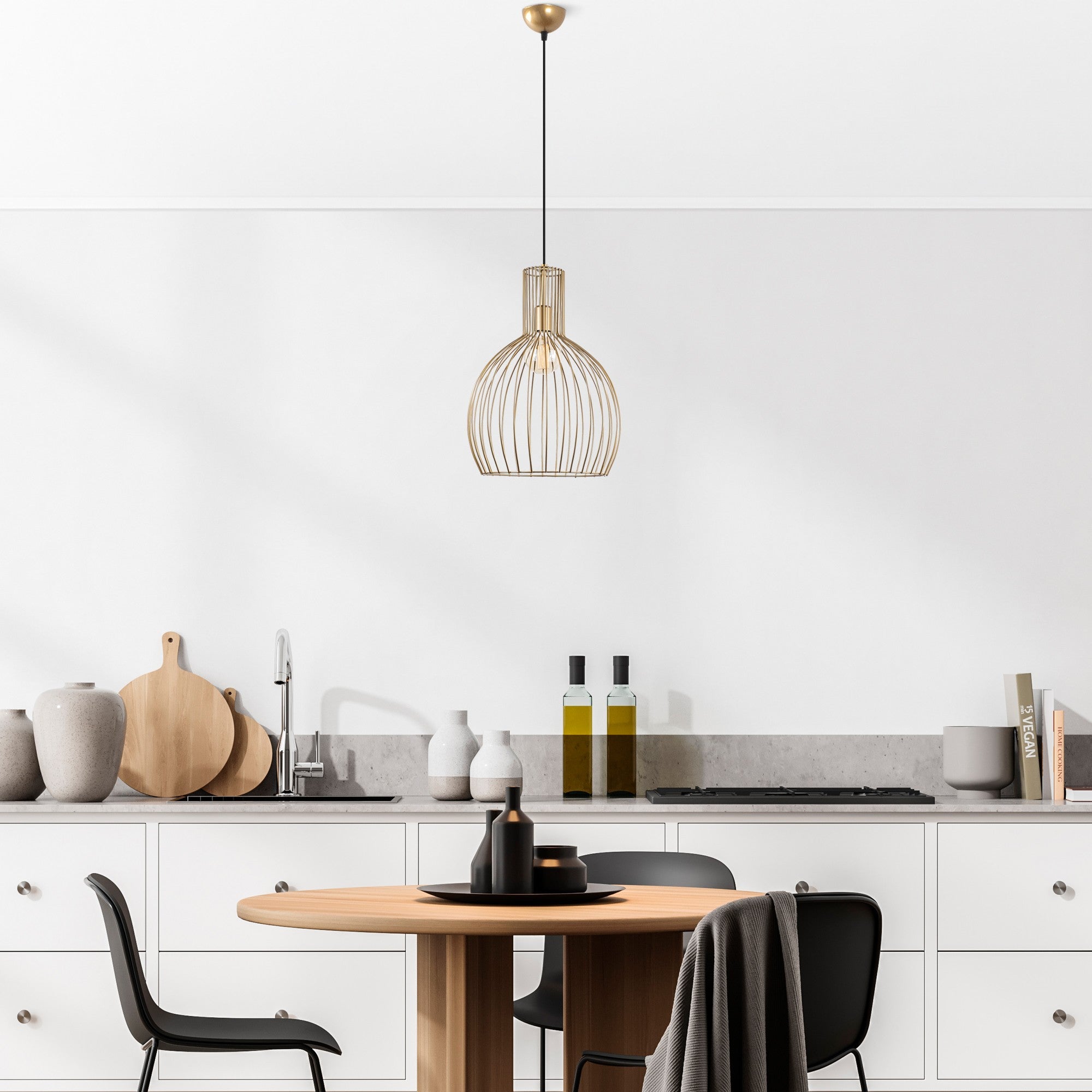 Candeeiro de Teto  - Tabut - Ouro