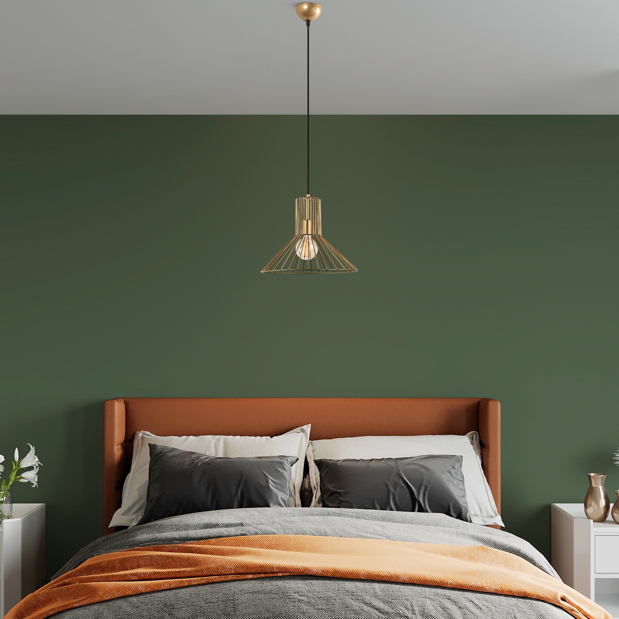 Candeeiro de Teto  - Tabut - Ouro