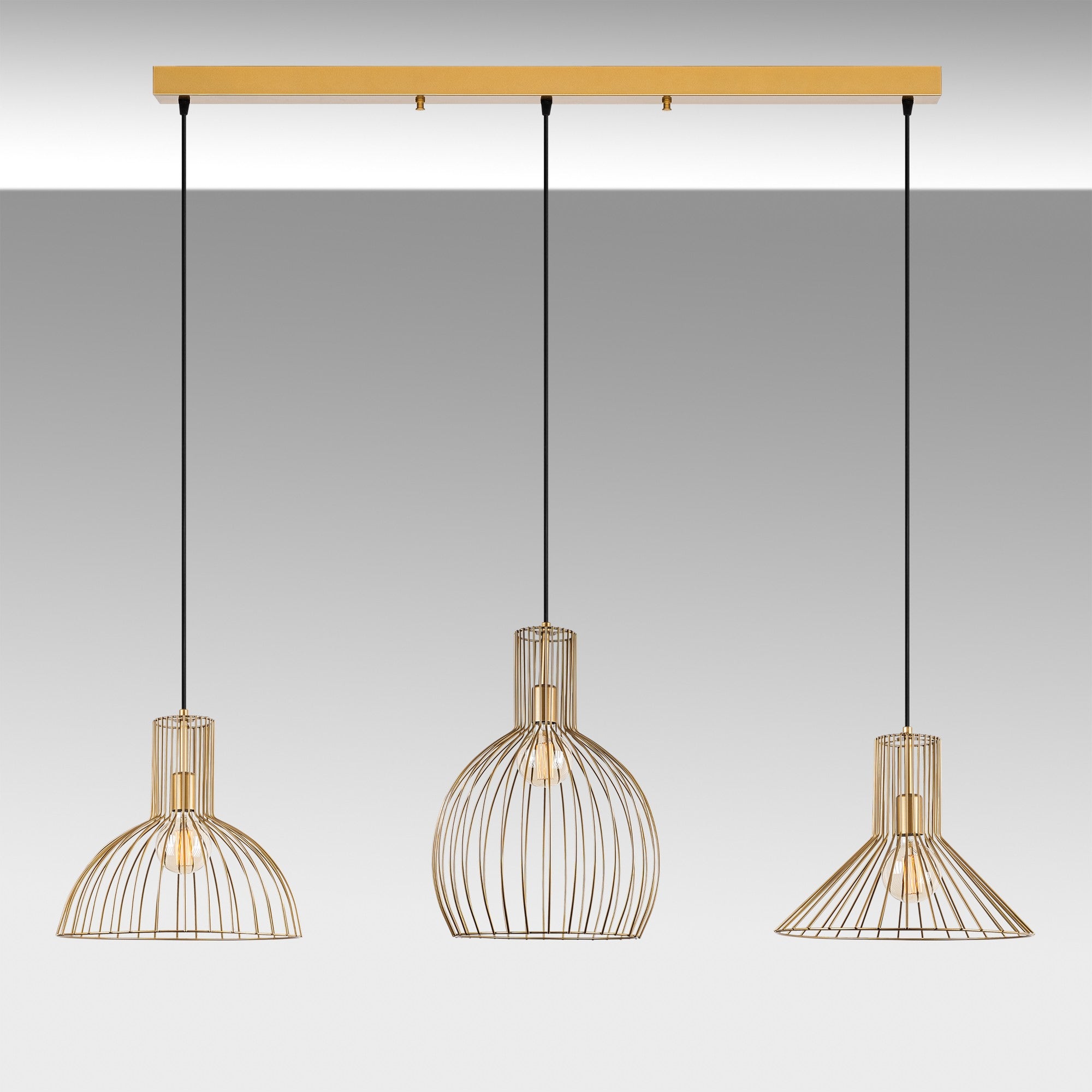 Candeeiro de Teto  - Tabut - Ouro