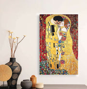 Quadro Decorativo em Tela 45x70cm - Arte Multicolor em Madeira de Pinho Natural