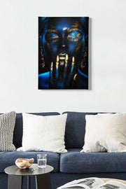 Impressionante pintura decorativa em tela, 50 x 70 cm | 100% tela, 100% moldura de madeira (3 cm de espessura) | Perfeita para amantes de decoração e arte