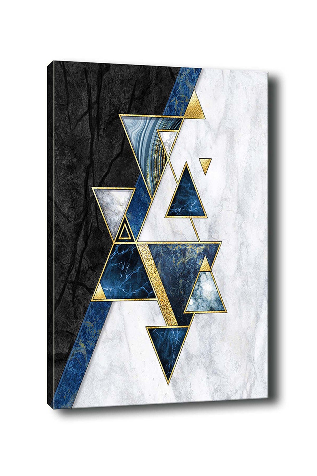 Impressionante pintura decorativa em tela, 50 x 70 cm | 100% tela, 100% moldura de madeira (3 cm de espessura) | Perfeita para amantes de decoração e arte