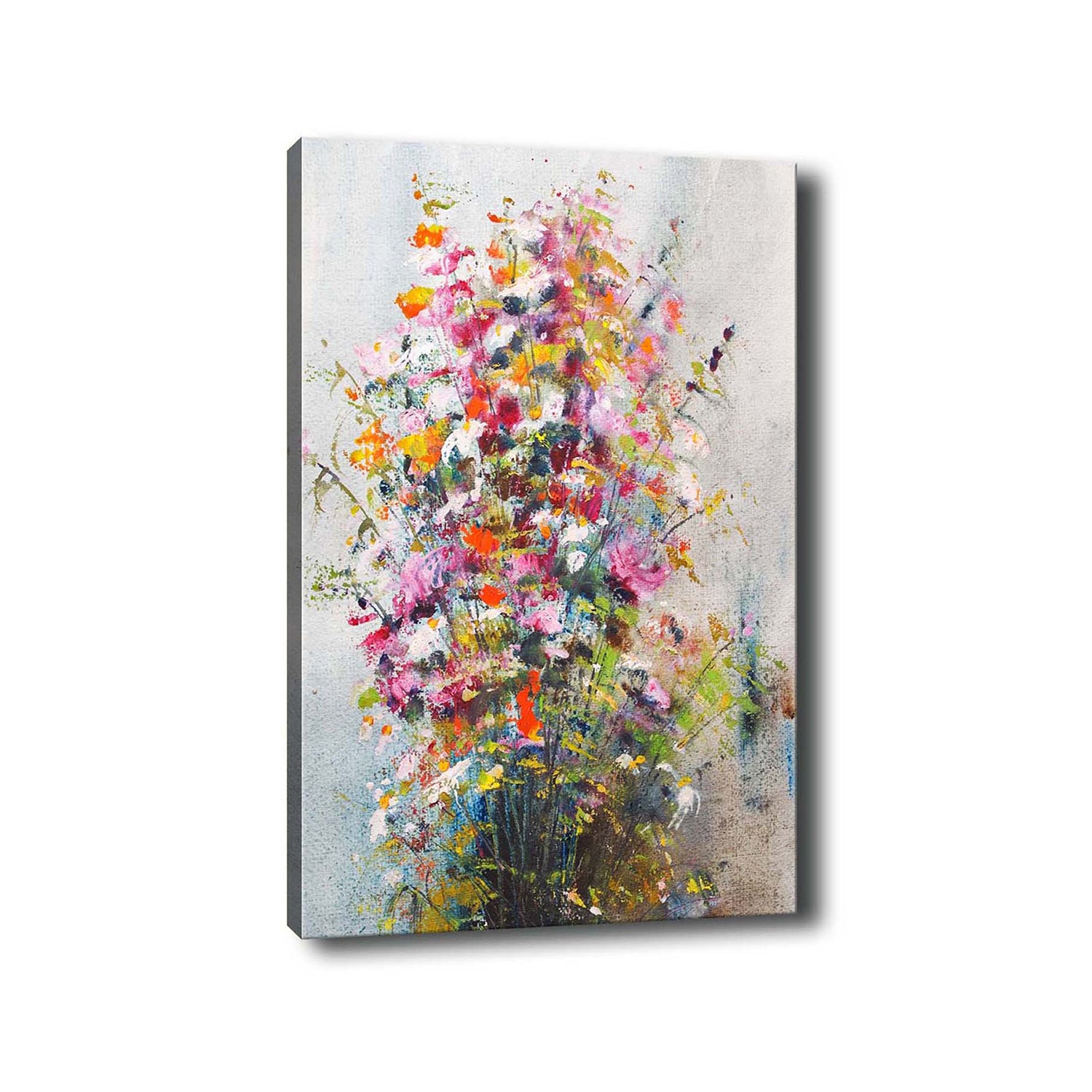 Pintura decorativa em tela – 50 x 70 cm – madeira – 100% tela, 100% moldura de madeira