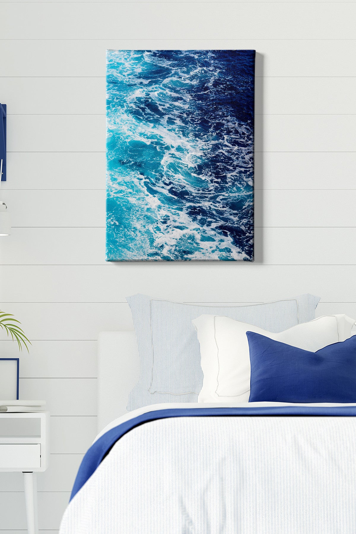 Impressionante pintura decorativa em tela, 50 x 70 cm | 100% tela, 100% moldura de madeira (3 cm de espessura) | Perfeita para amantes de decoração e arte
