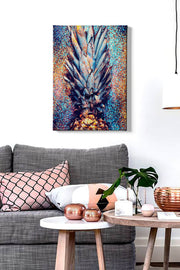 Impressionante pintura decorativa em tela, 50 x 70 cm | 100% tela, 100% moldura de madeira (3 cm de espessura) | Perfeita para amantes de decoração e arte