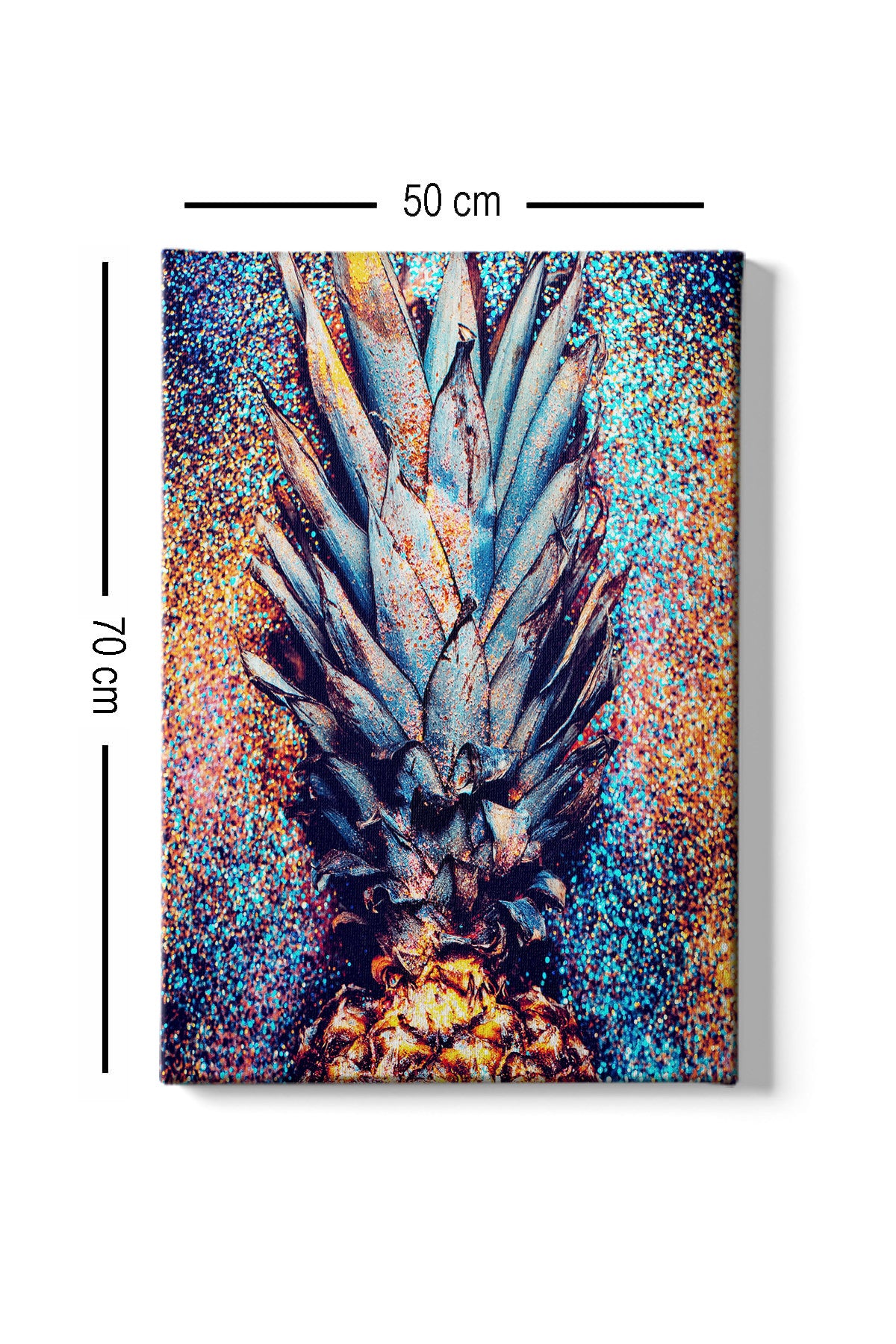Impressionante pintura decorativa em tela, 50 x 70 cm | 100% tela, 100% moldura de madeira (3 cm de espessura) | Perfeita para amantes de decoração e arte