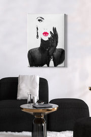 Impressionante pintura decorativa em tela, 50 x 70 cm | 100% tela, 100% moldura de madeira (3 cm de espessura) | Perfeita para amantes de decoração e arte