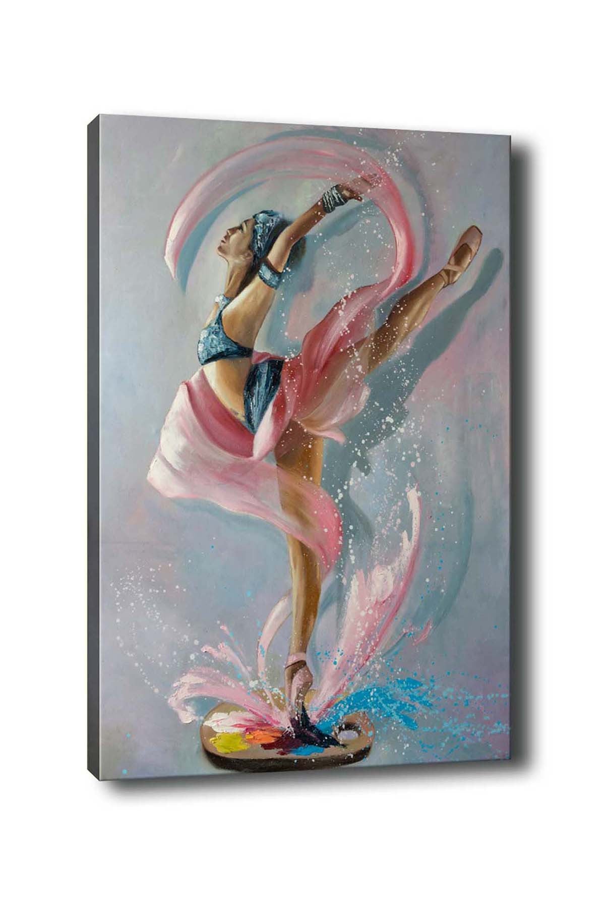 Impressionante pintura decorativa em tela, 50 x 70 cm | 100% tela, 100% moldura de madeira (3 cm de espessura) | Perfeita para amantes de decoração e arte