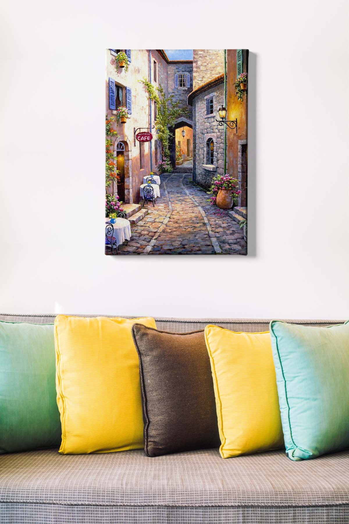 Pintura decorativa em tela – 50 x 70 cm – madeira – tela