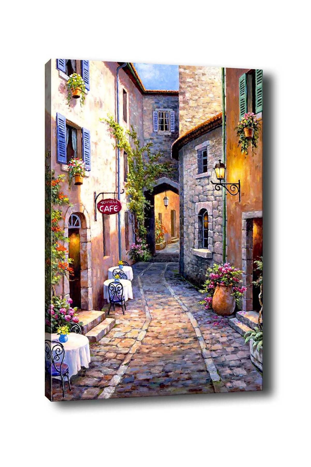 Pintura decorativa em tela – 50 x 70 cm – madeira – tela