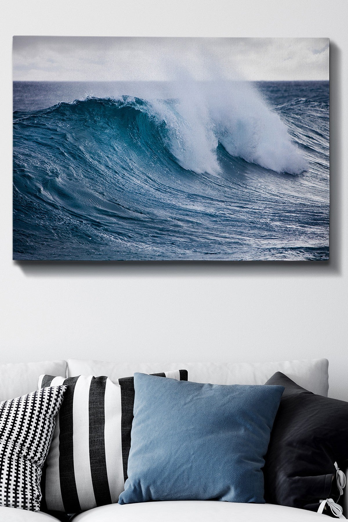 Impressionante pintura decorativa em tela, 70 x 100 cm | 100% tela, 100% moldura de madeira (3 cm de espessura) | Perfeito para amantes de decoração e arte