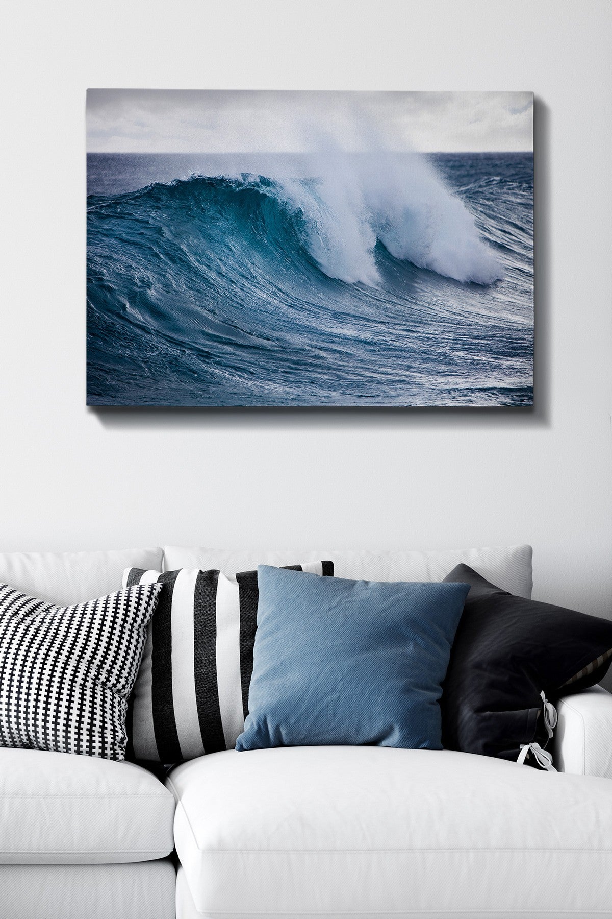 Impressionante pintura decorativa em tela, 70 x 100 cm | 100% tela, 100% moldura de madeira (3 cm de espessura) | Perfeito para amantes de decoração e arte