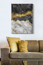 Impressionante pintura decorativa em tela, 70 x 100 cm | 100% tela, 100% moldura de madeira (3 cm de espessura) | Perfeito para amantes de decoração e arte