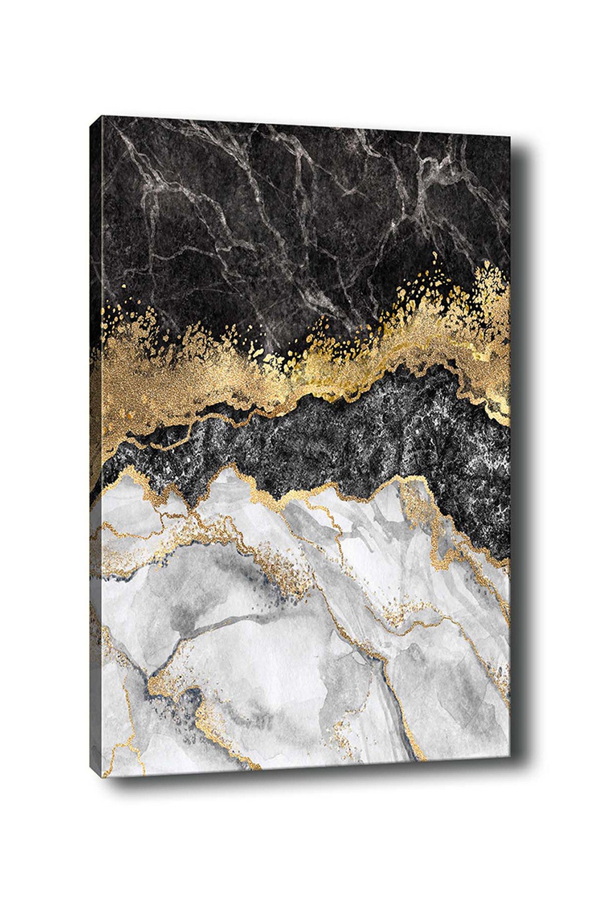 Impressionante pintura decorativa em tela, 70 x 100 cm | 100% tela, 100% moldura de madeira (3 cm de espessura) | Perfeito para amantes de decoração e arte