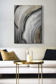 Impressionante pintura decorativa em tela, 70 x 100 cm | 100% tela, 100% moldura de madeira (3 cm de espessura) | Perfeito para amantes de decoração e arte