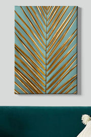 Impressionante pintura decorativa em tela, 70 x 100 cm | 100% tela, 100% moldura de madeira (3 cm de espessura) | Perfeito para amantes de decoração e arte